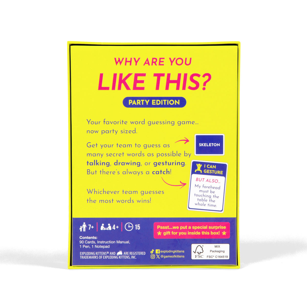 Why Are You Like This? Grab & Game