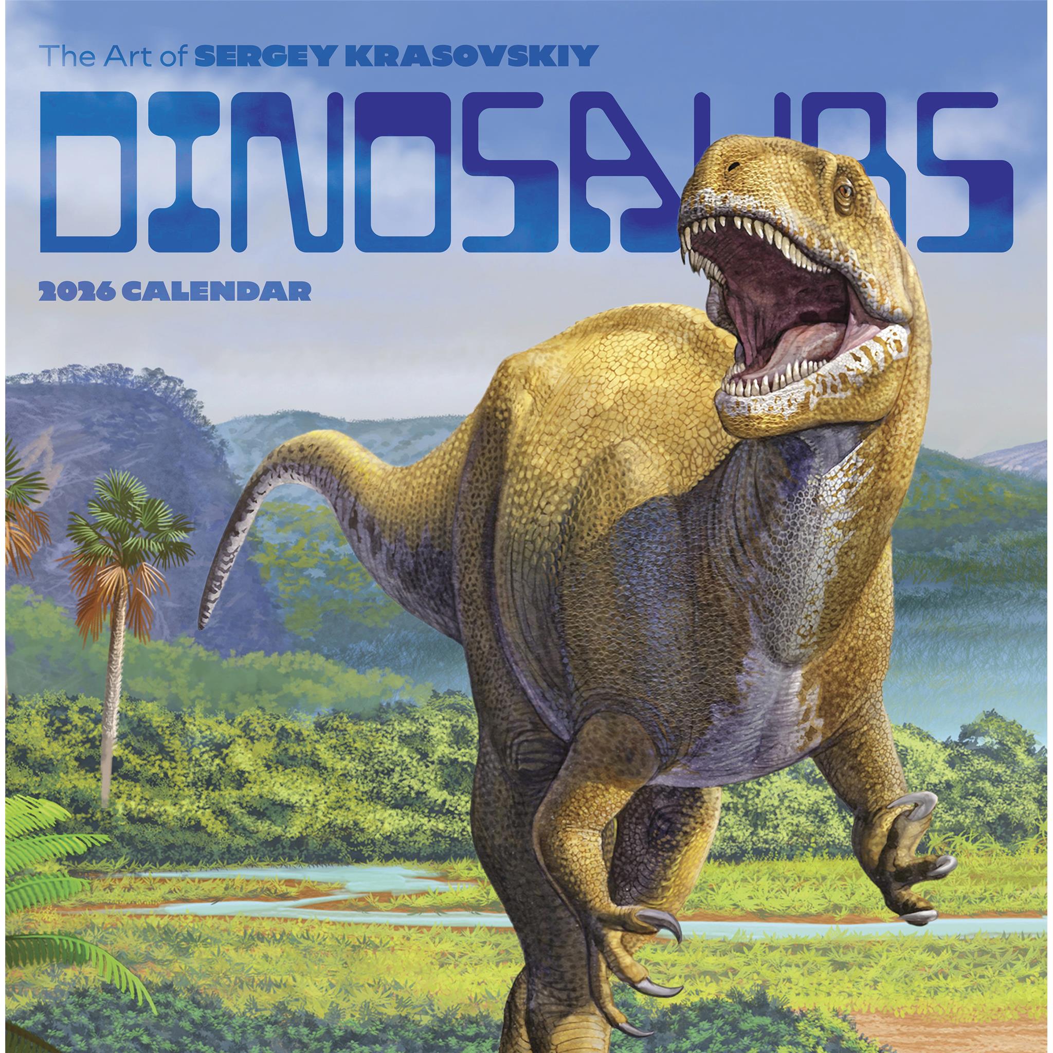 Dinosaurs 2026 Wall Calendar