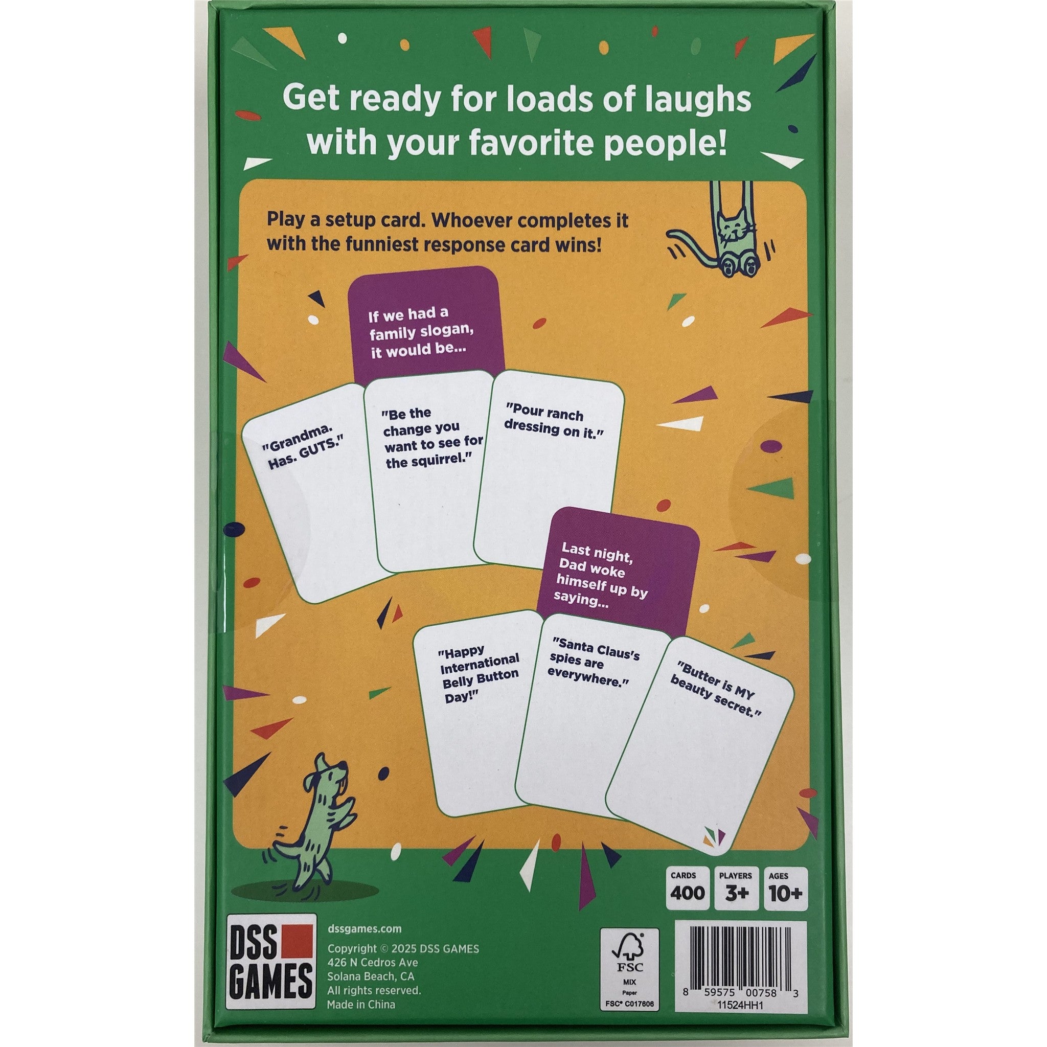 My Funny Family Game - Calendar Club Canada