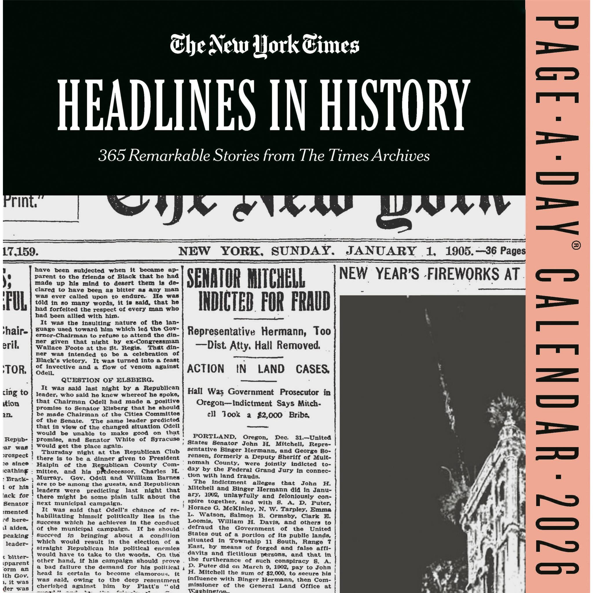 The New York Times Headlines In History 2026 Box Calendar - Online Only
