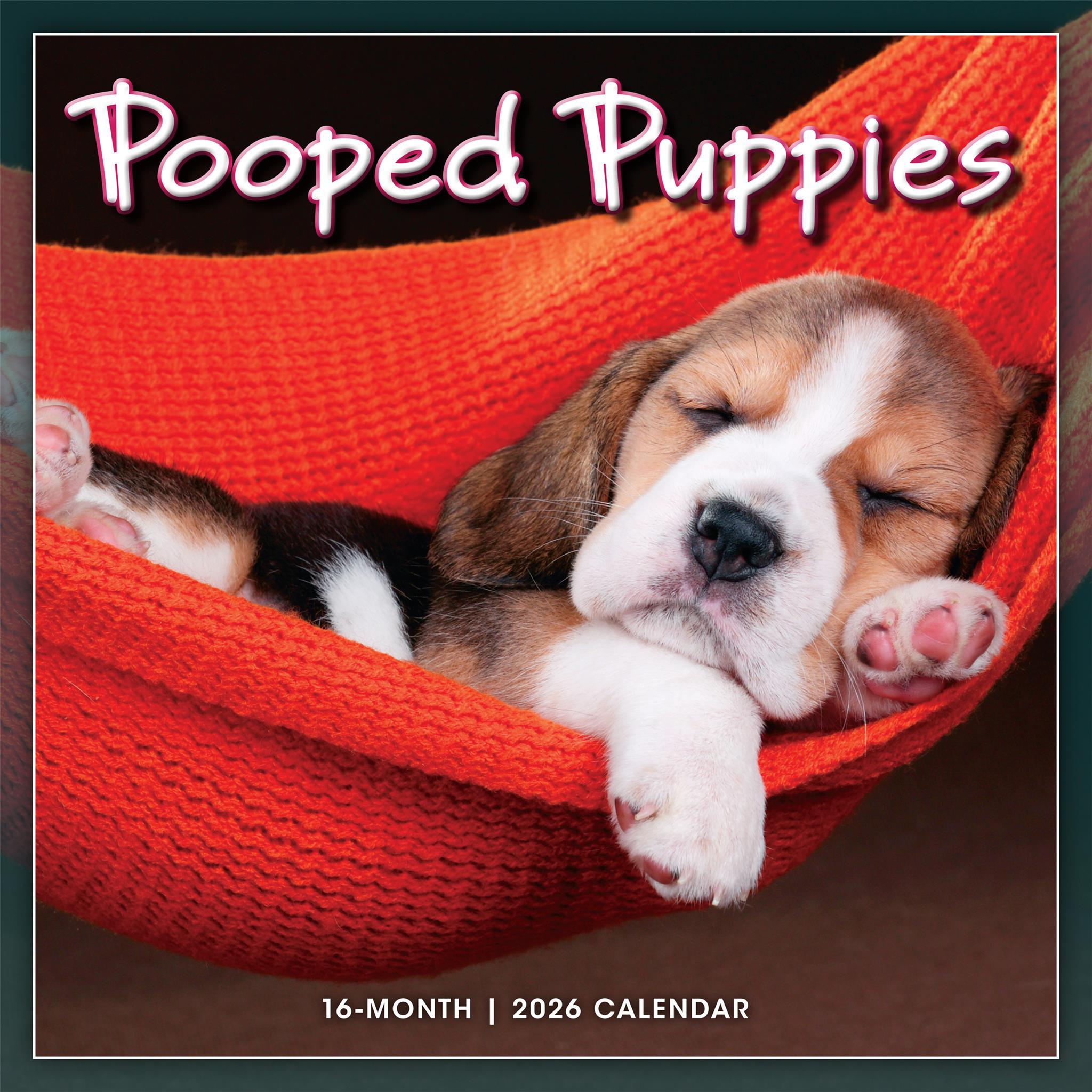 Pooped Puppies 2026 Wall Calendar - Online Only