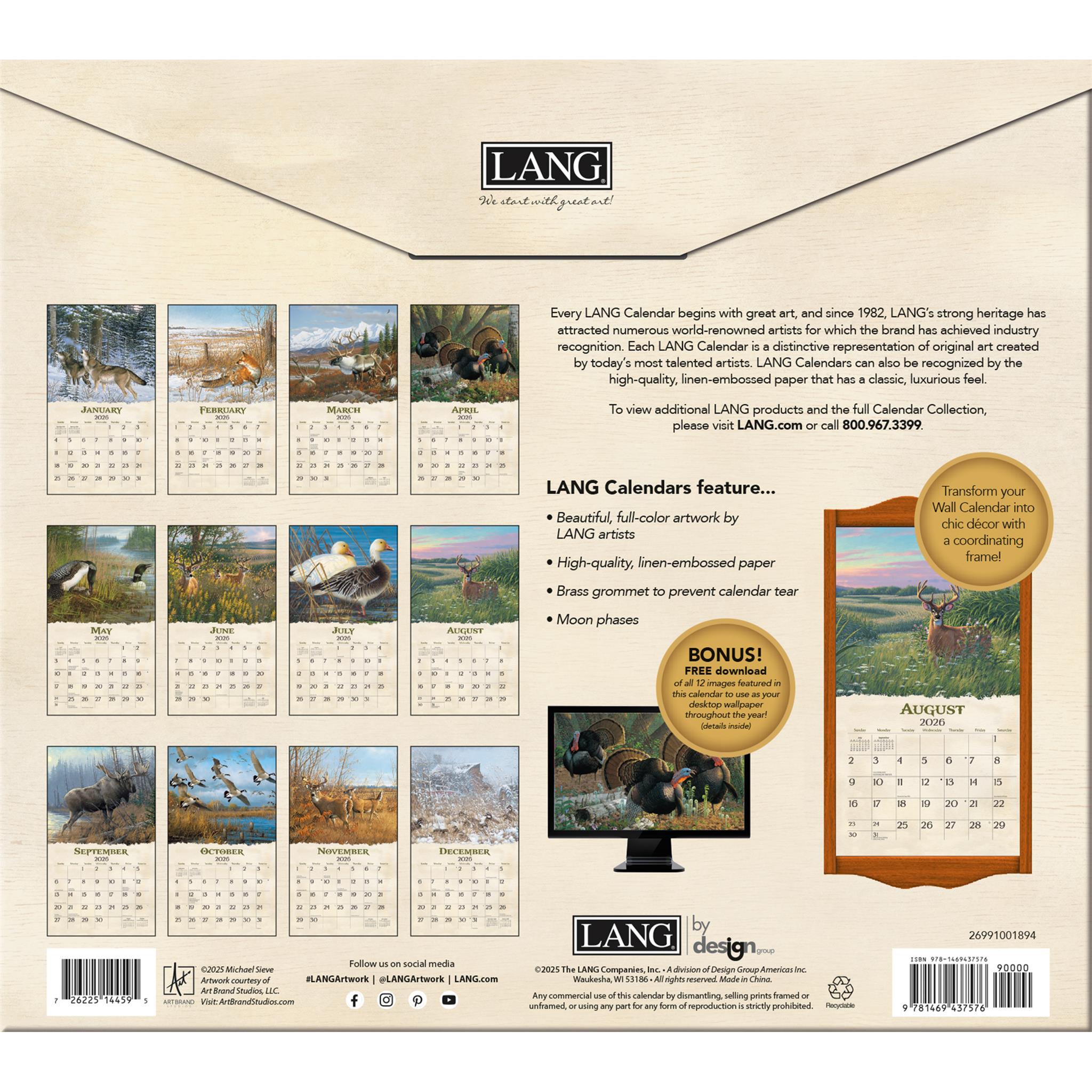 Beyond The Woods 2026 Deluxe Wall Calendar - Online Only