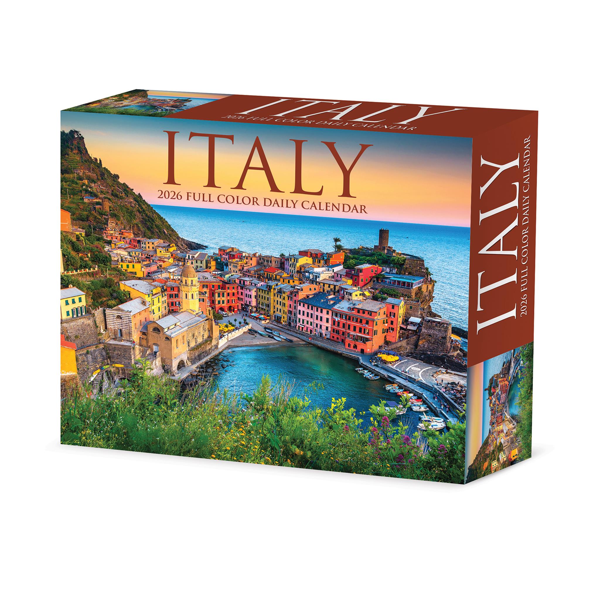 Italy Daily 2026 Box Calendar