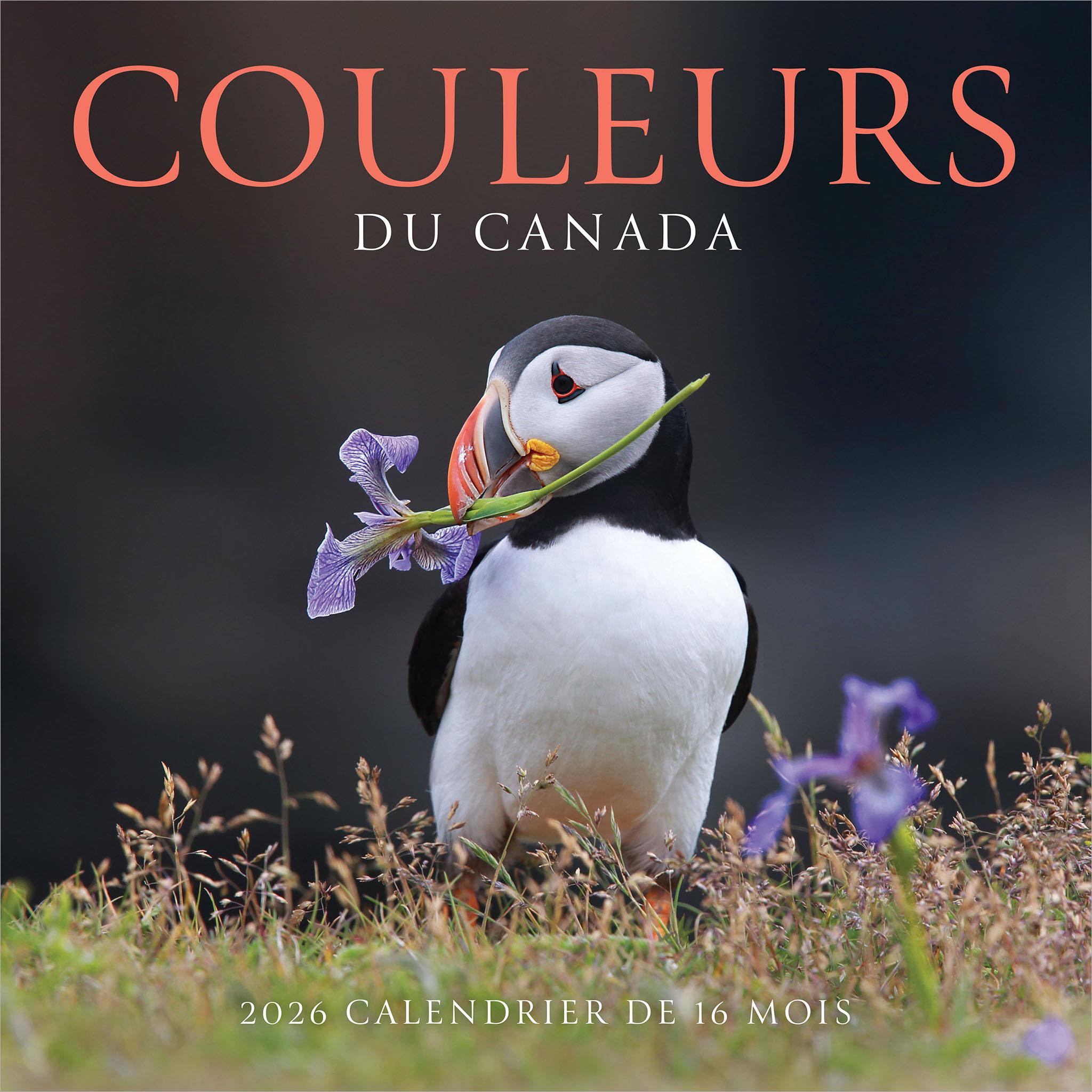 Colours Of Canada 2026 Wall Calendar - Online Only (French)