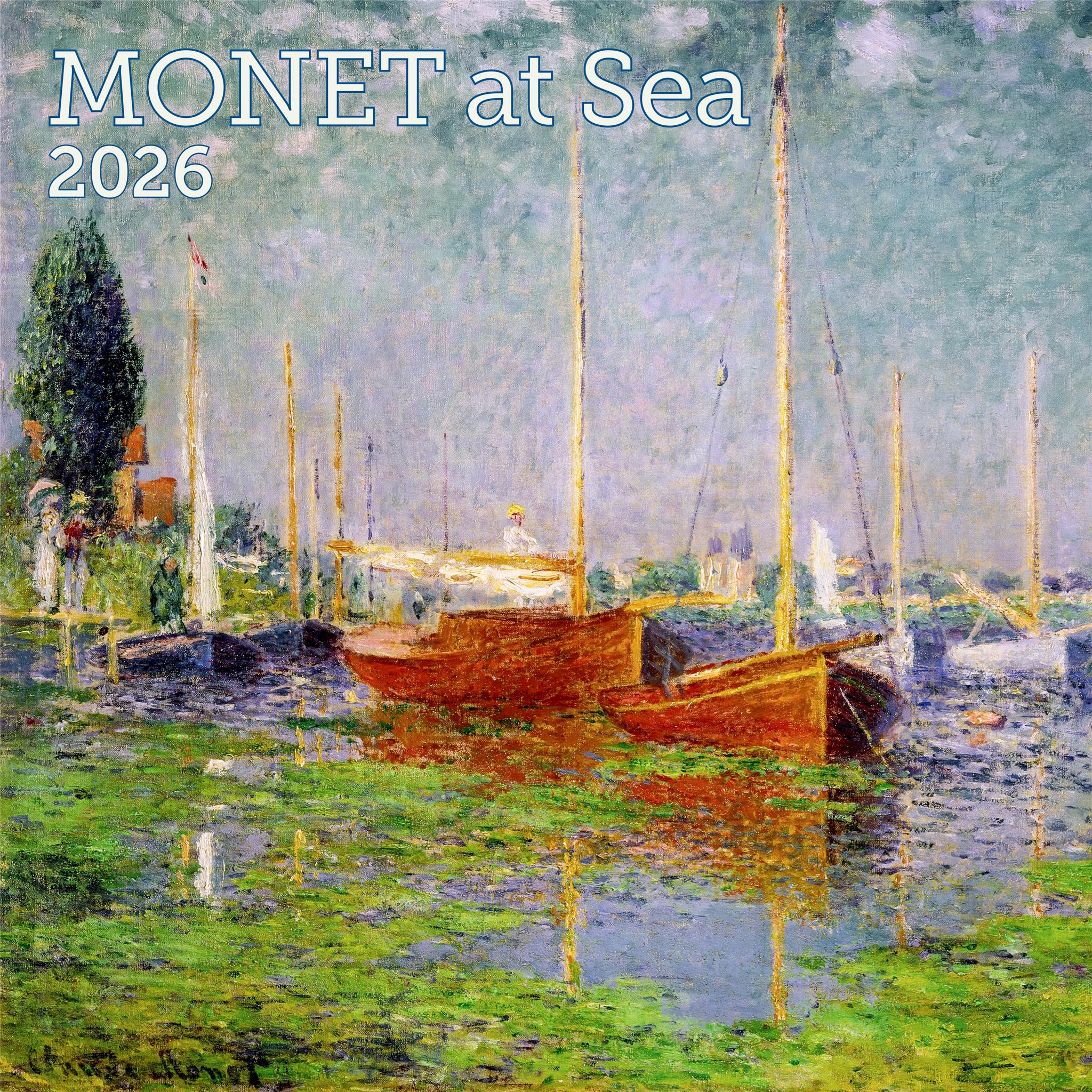 Monet At Sea 2026 Wall Calendar