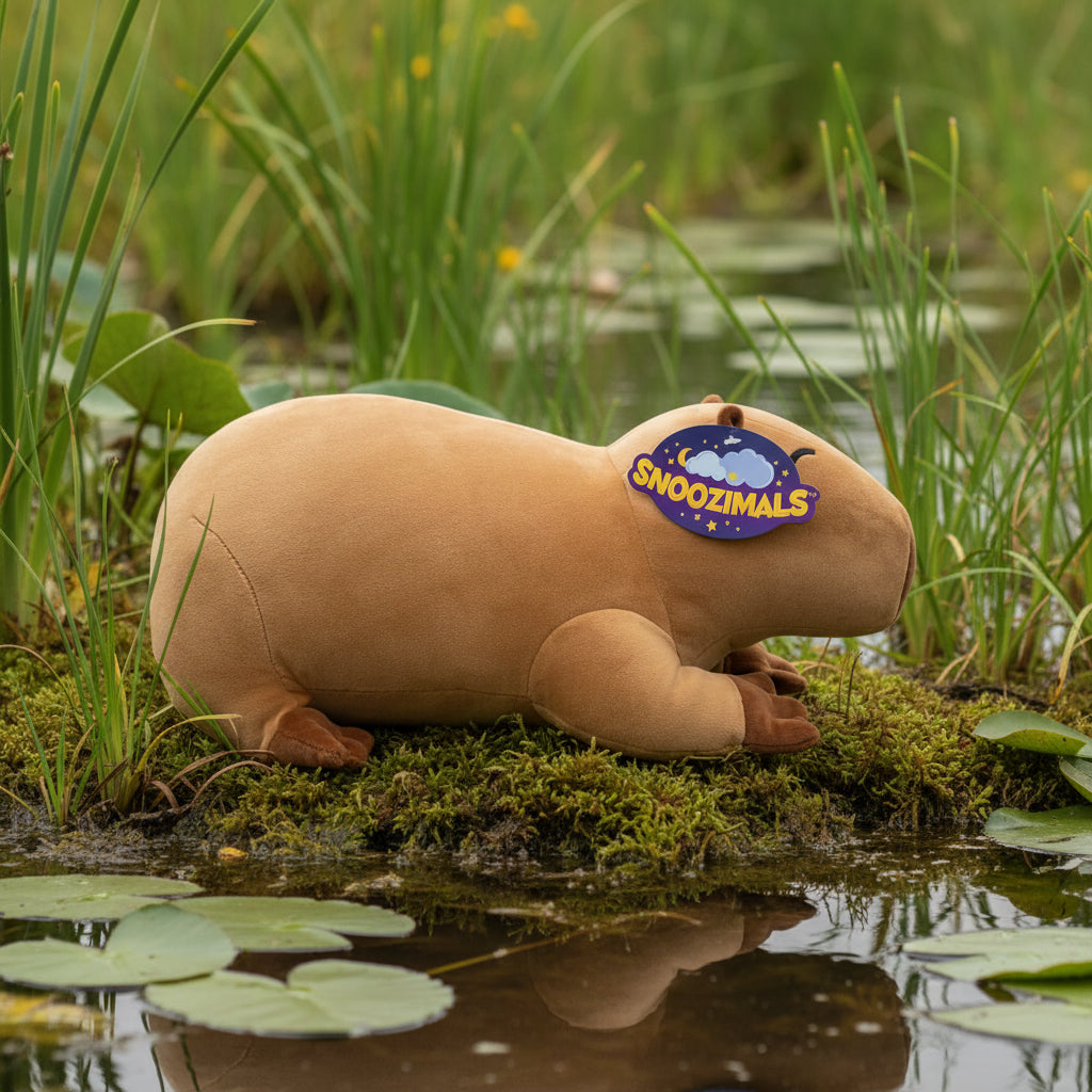 Capybara Snoozimals 20in Plush - Calendar Club Canada