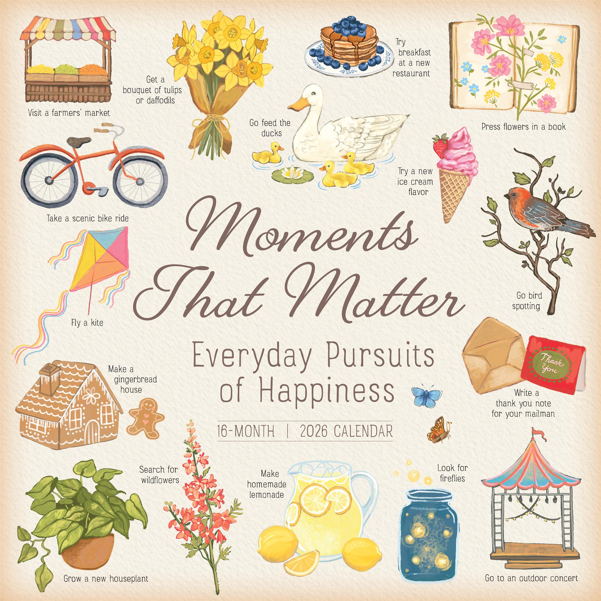Moments That Matter 2026 Wall Calendar - Online Only