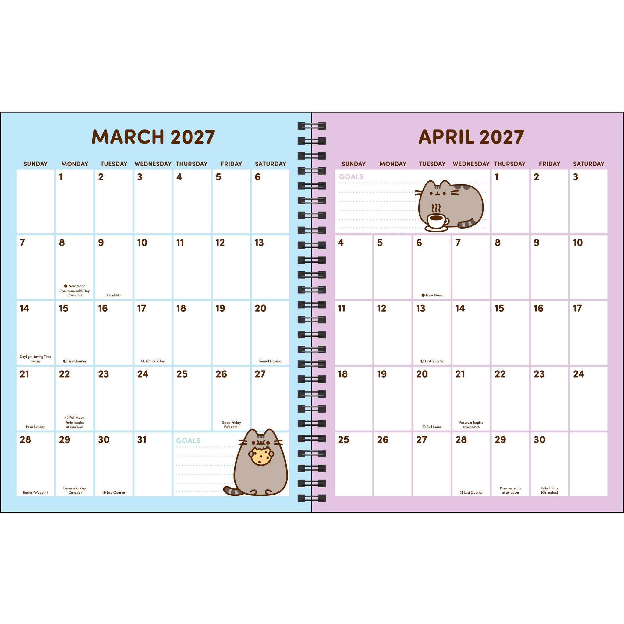 Pusheen 2027 Engagement Calendar