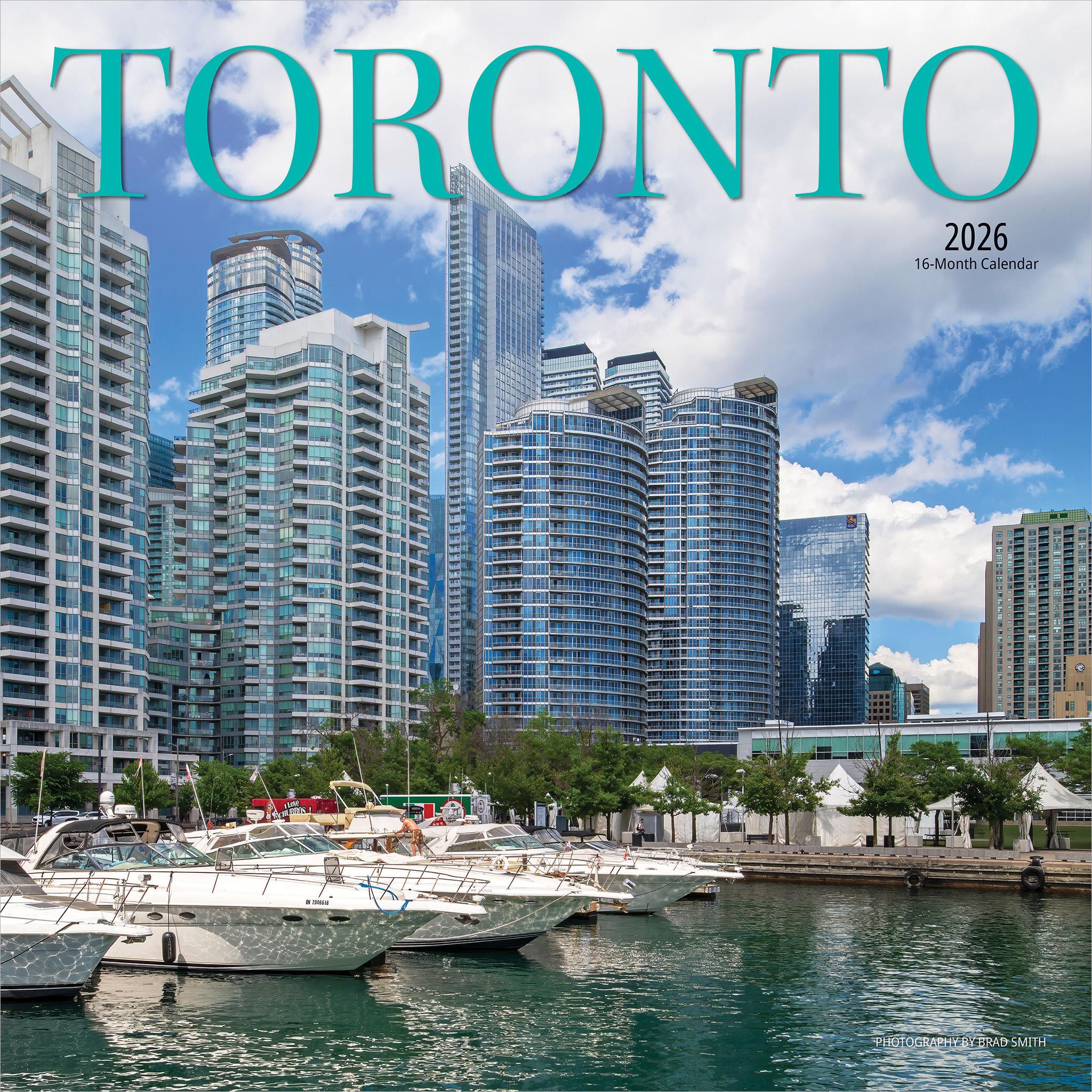 Toronto 2026 Wall Calendar