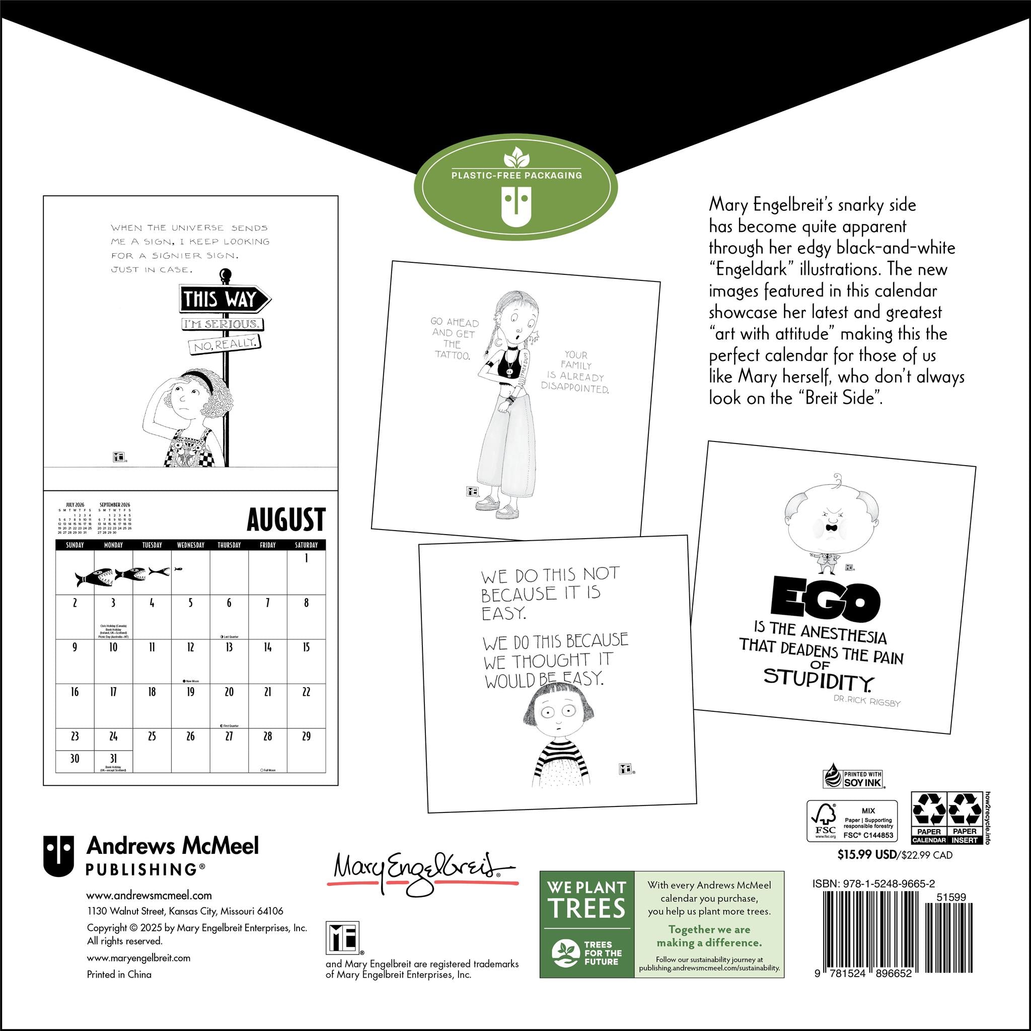 Mary Engeldark 2026 Wall Calendar - Online Only