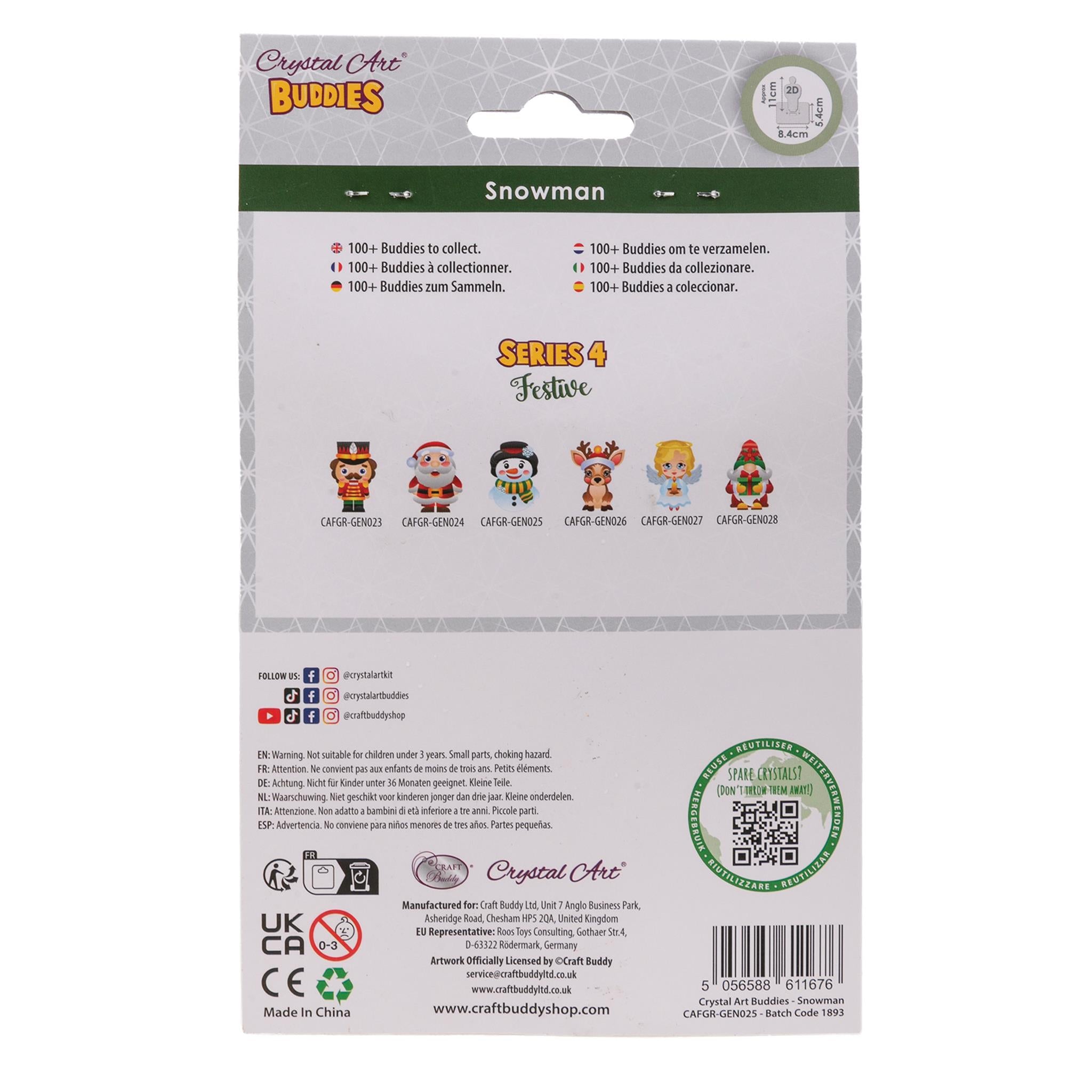 Build Your Own Snowman Ornament