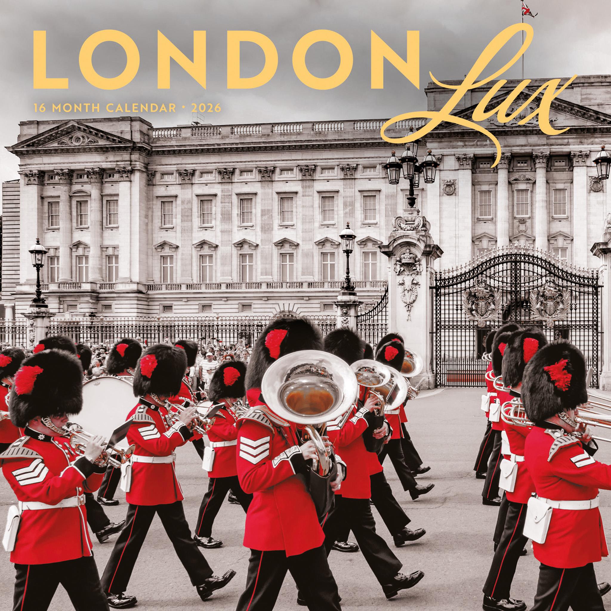 London Lux 2026 Wall Calendar