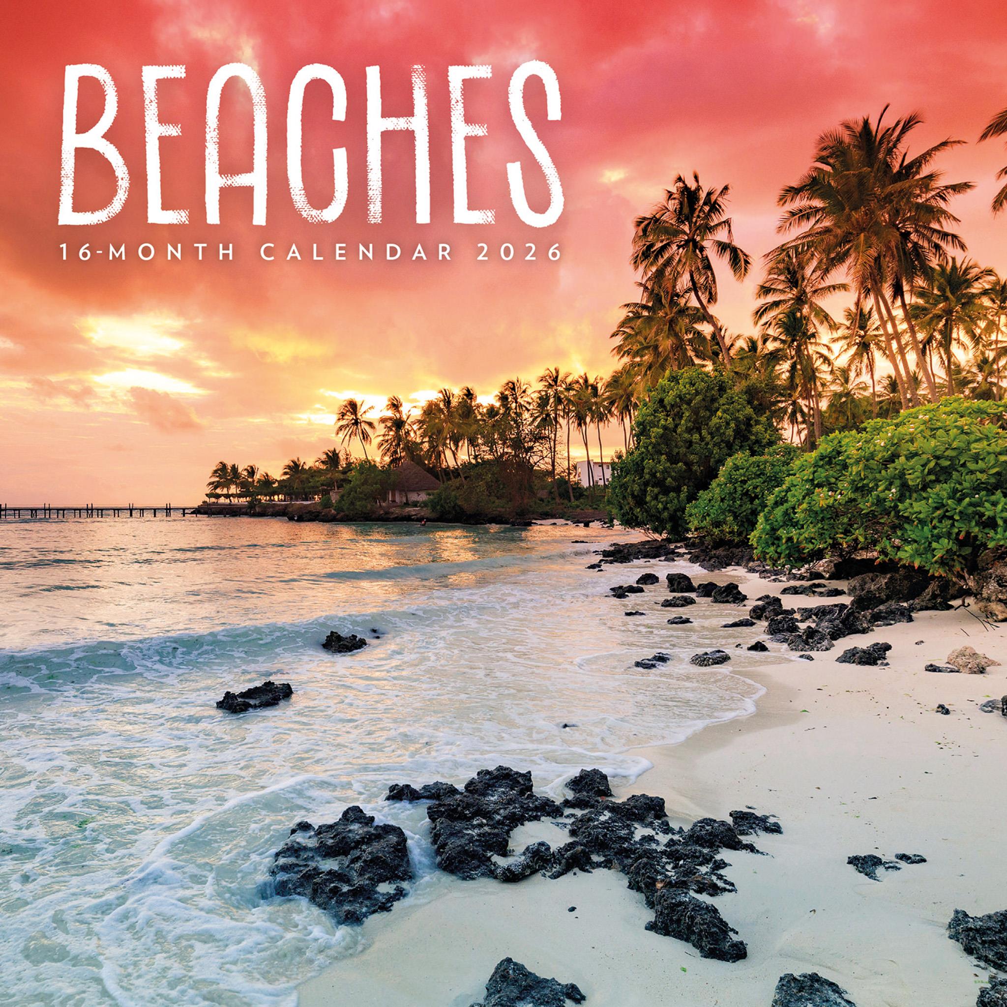 Beaches 2026 Mini Calendar