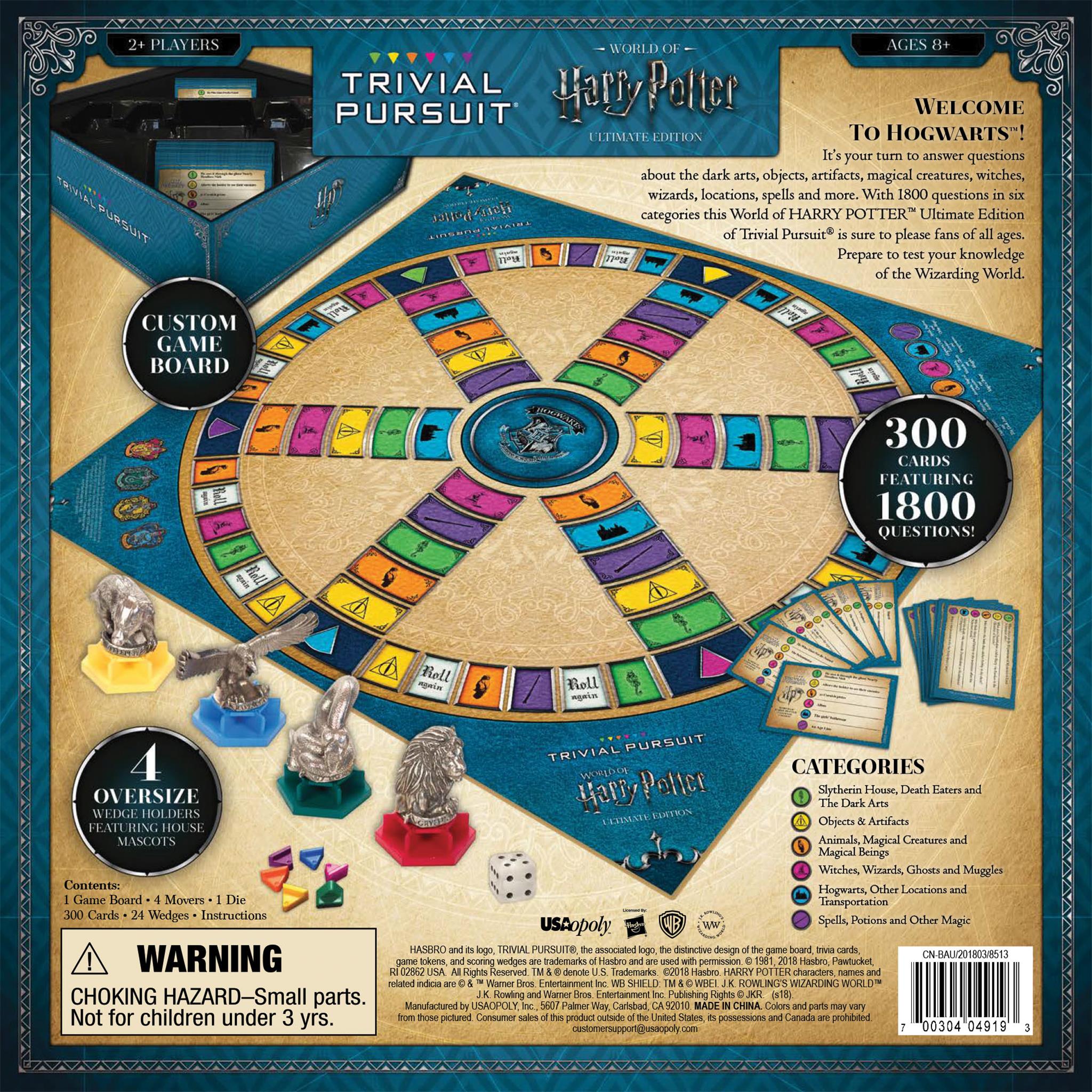 Harry Potter Ultimate Edition Trivial Pursuit