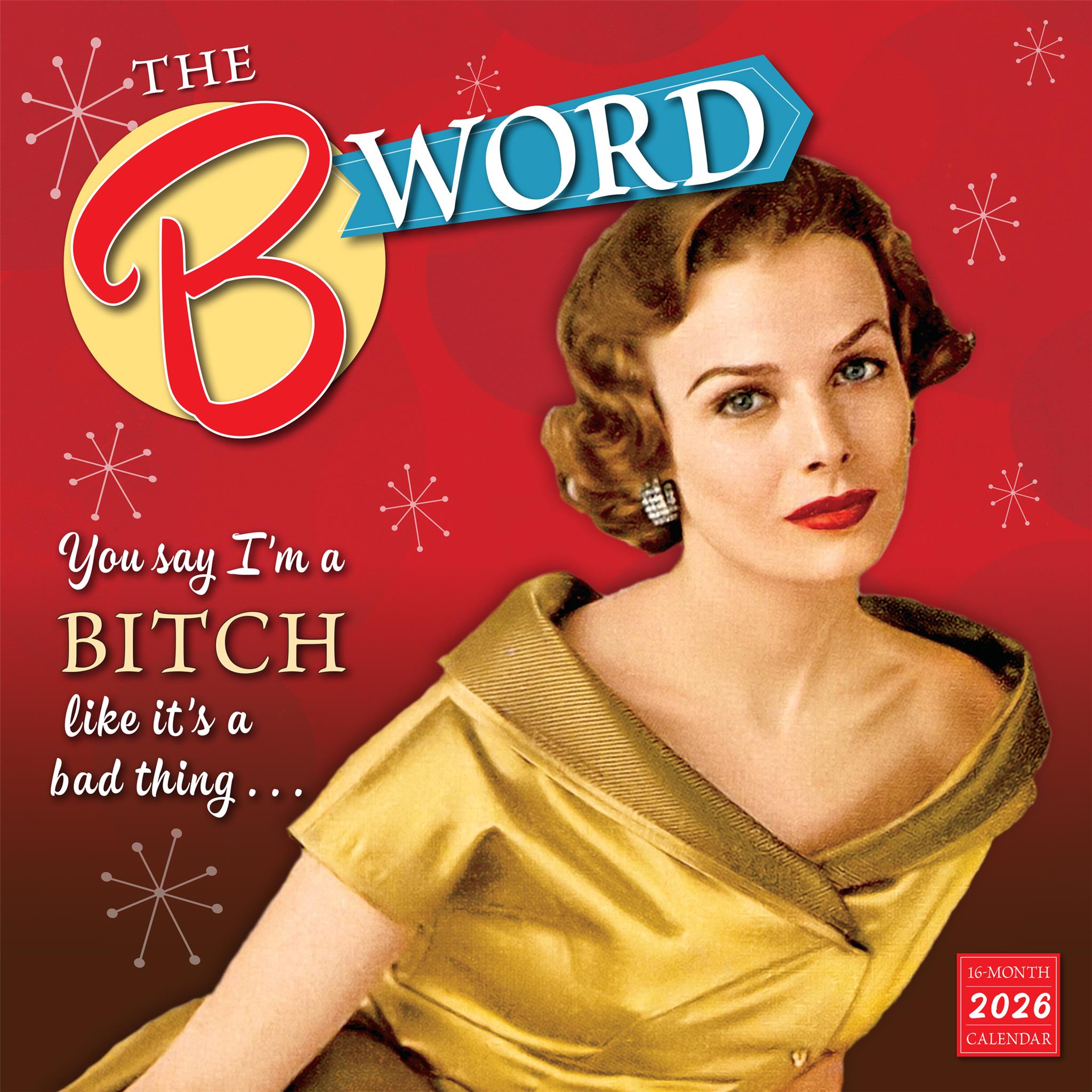 B Word 2026 Wall Calendar
