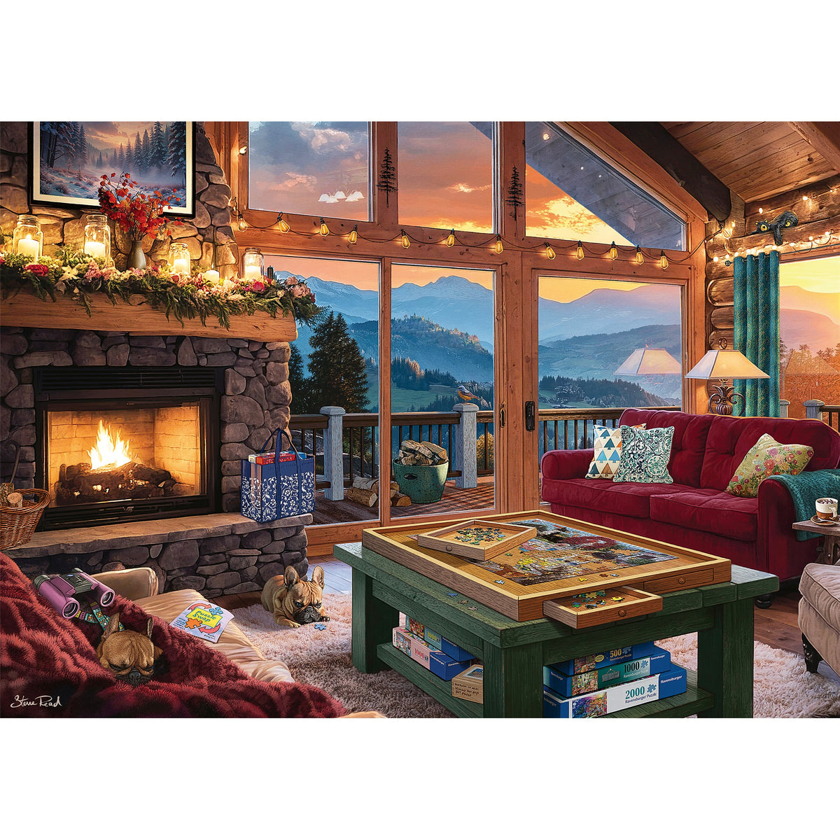 Mountainside Puzzling 1000 Piece Puzzle