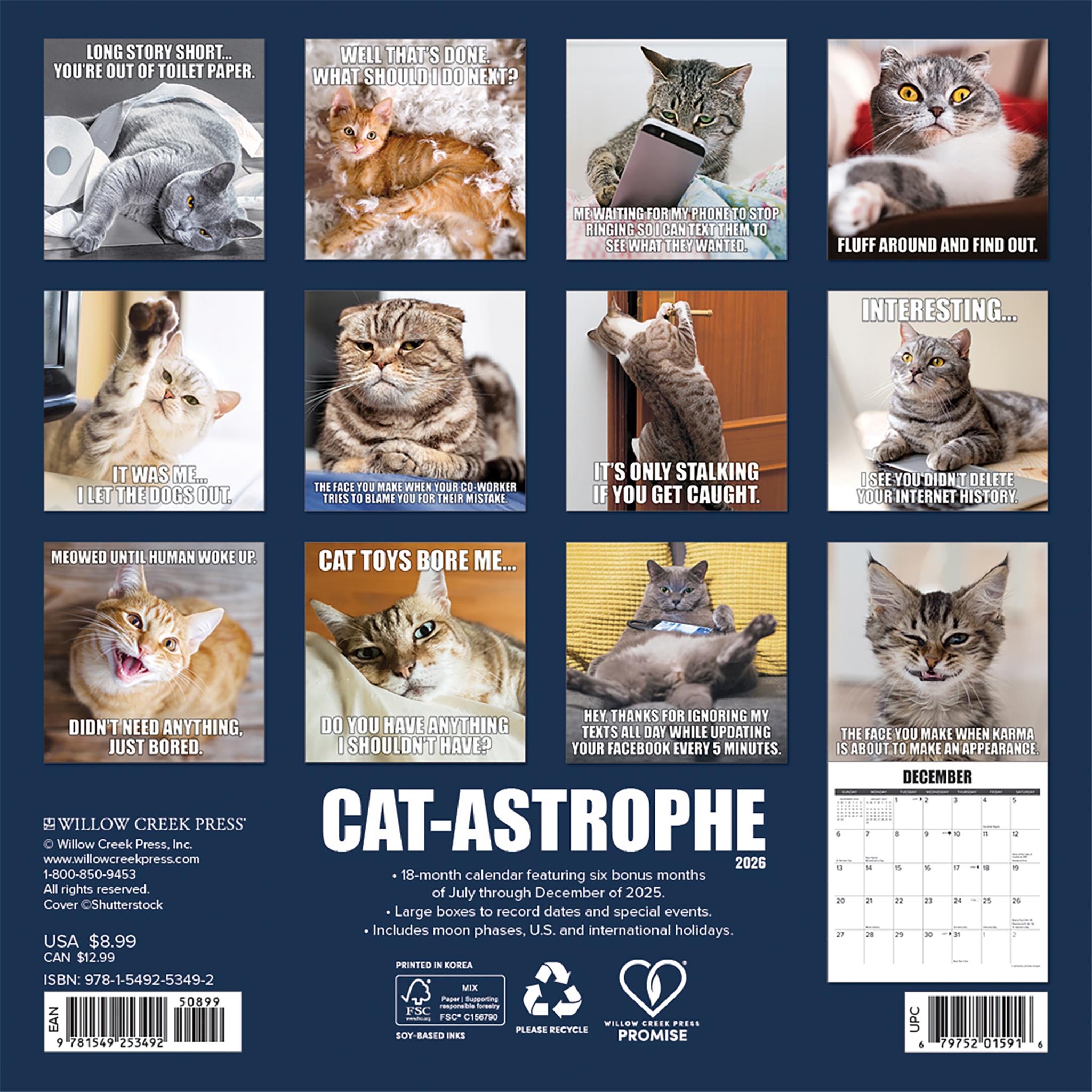 Catastrophe 2026 Mini Calendar