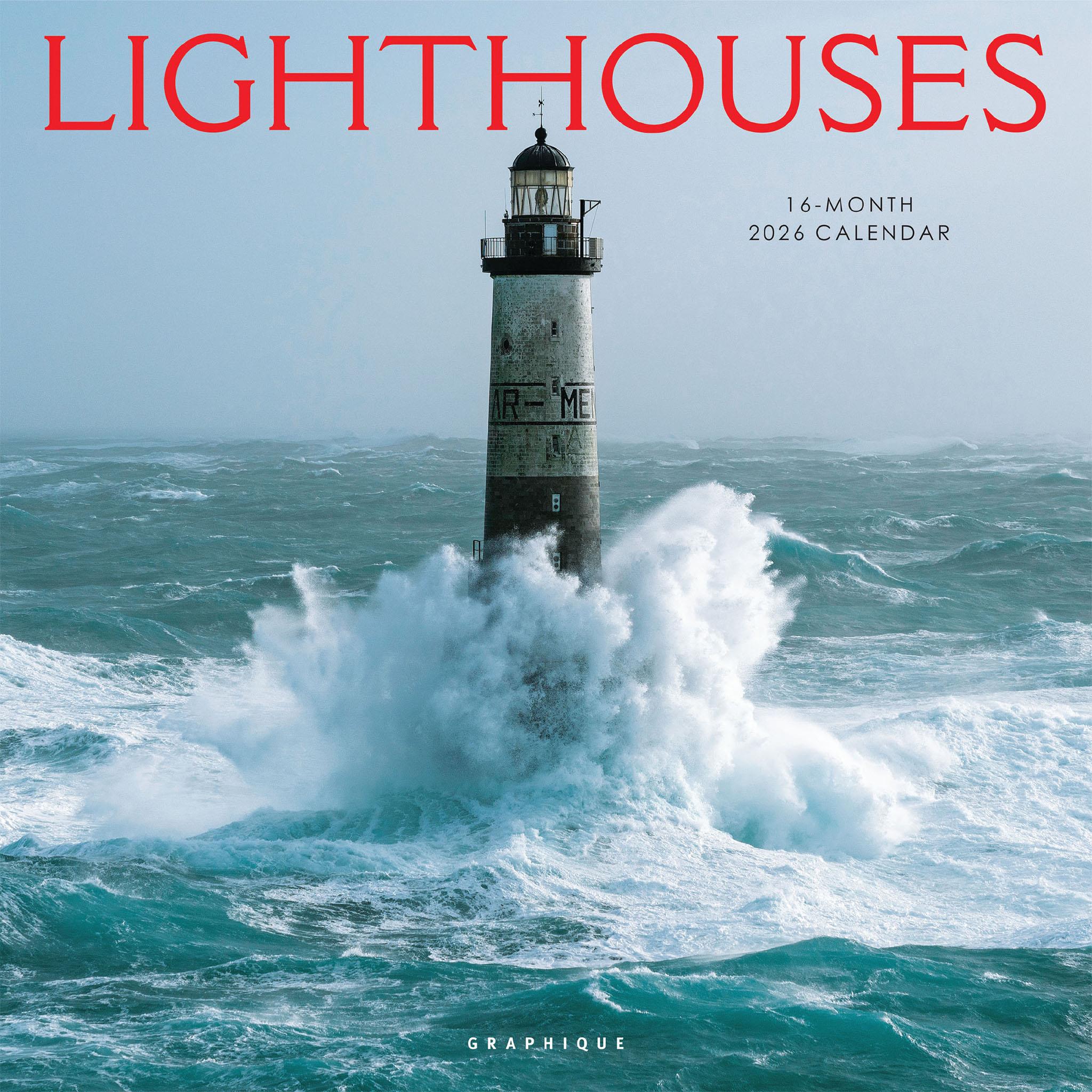 Lighthouses 2026 Wall Calendar - Online Only
