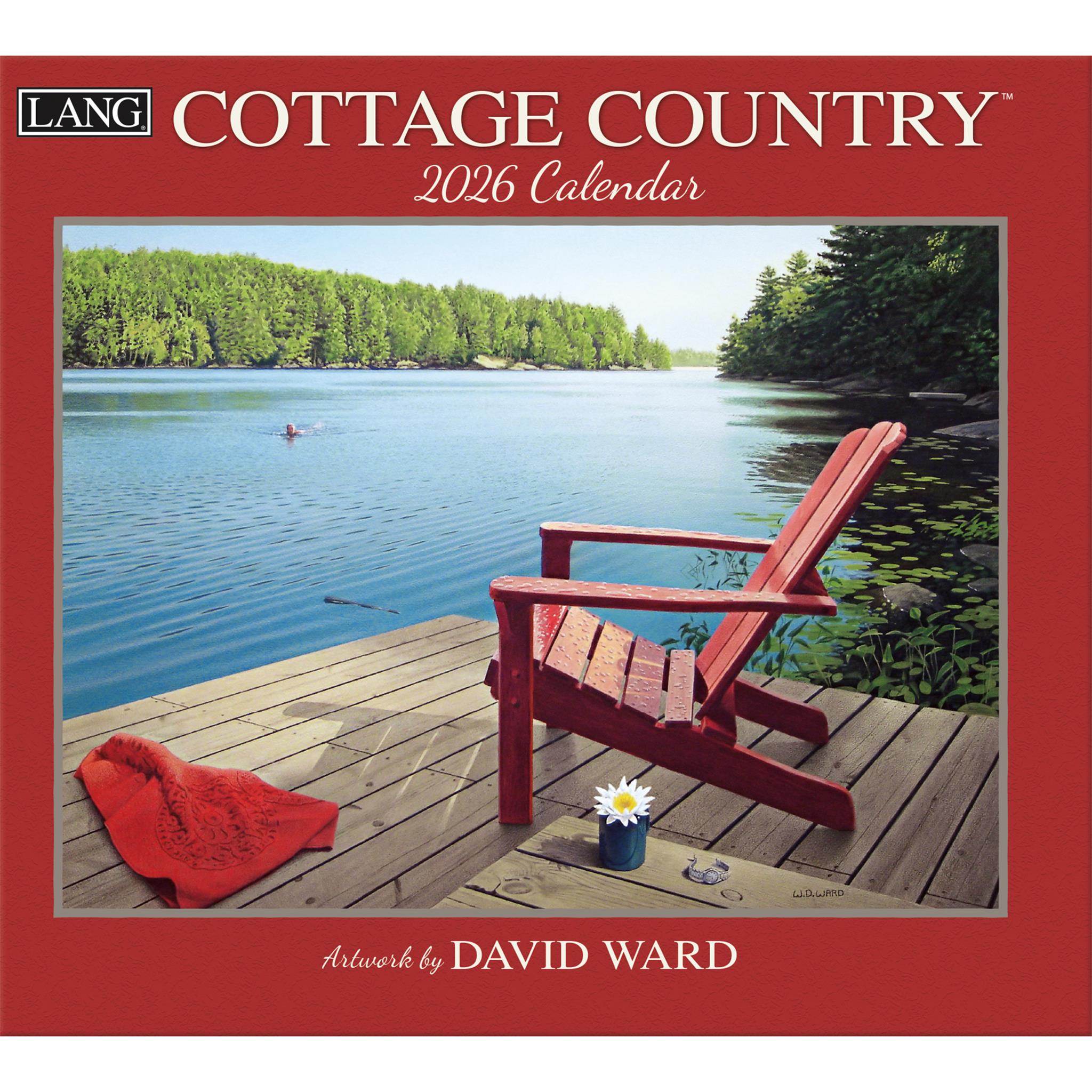 Cottage Country 2026 Deluxe Wall Calendar