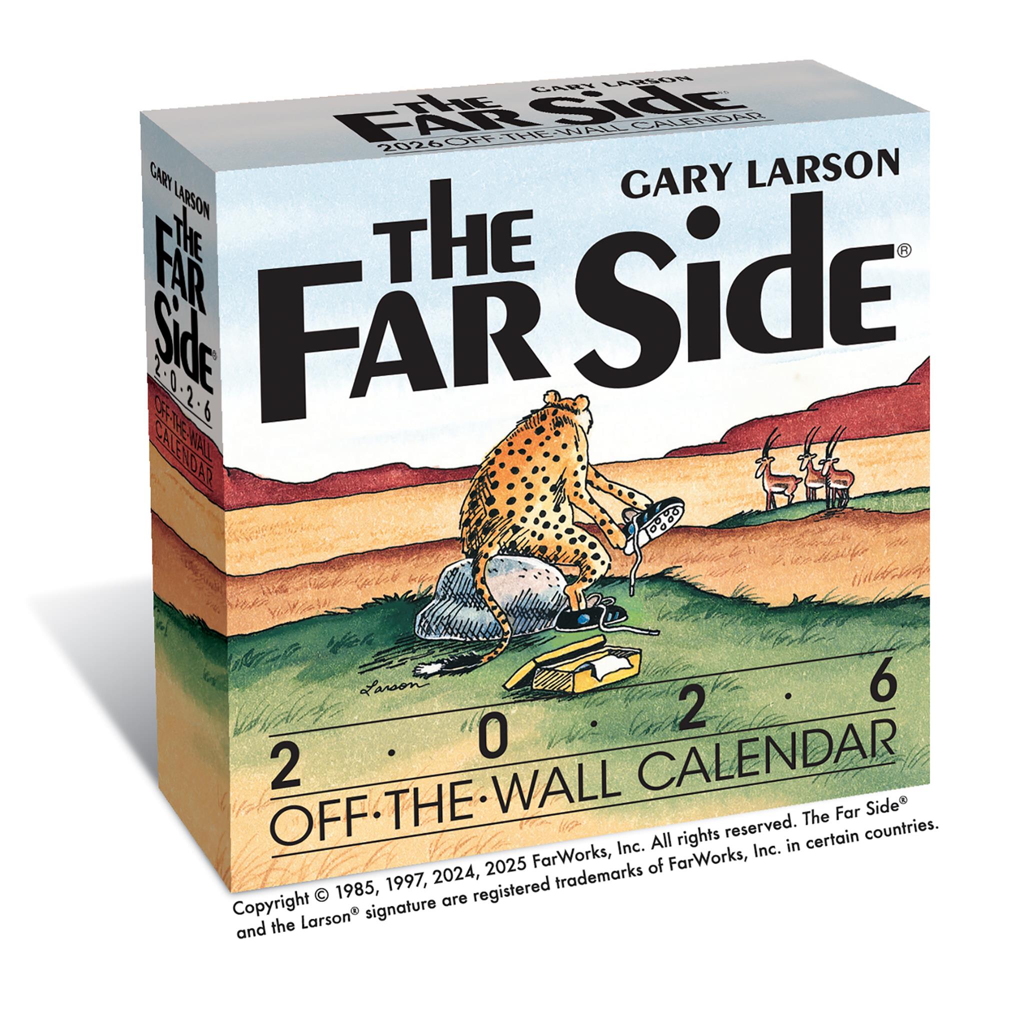 Far Side® Off-The-Wall 2026 Box Calendar