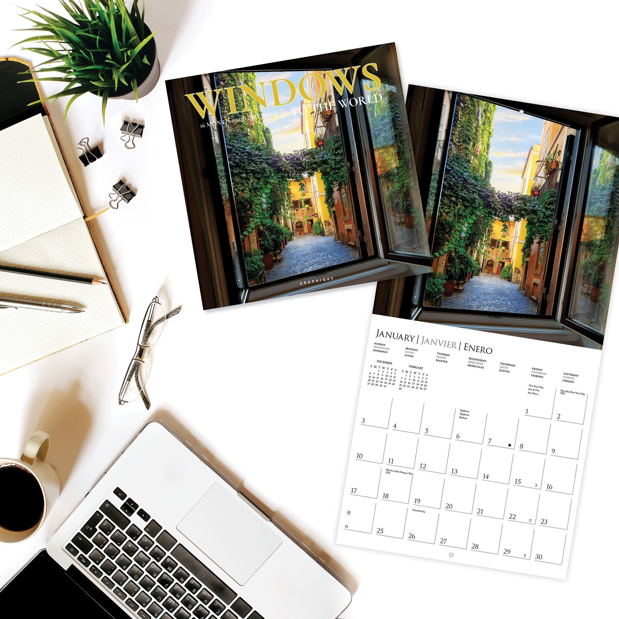 Windows To The World 2027 Wall Calendar