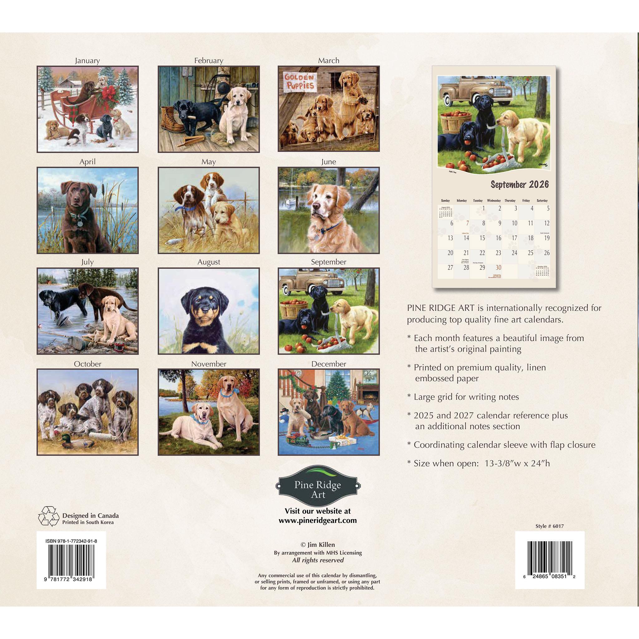 Must Love Dogs 2026 Wall Calendar - Online Only