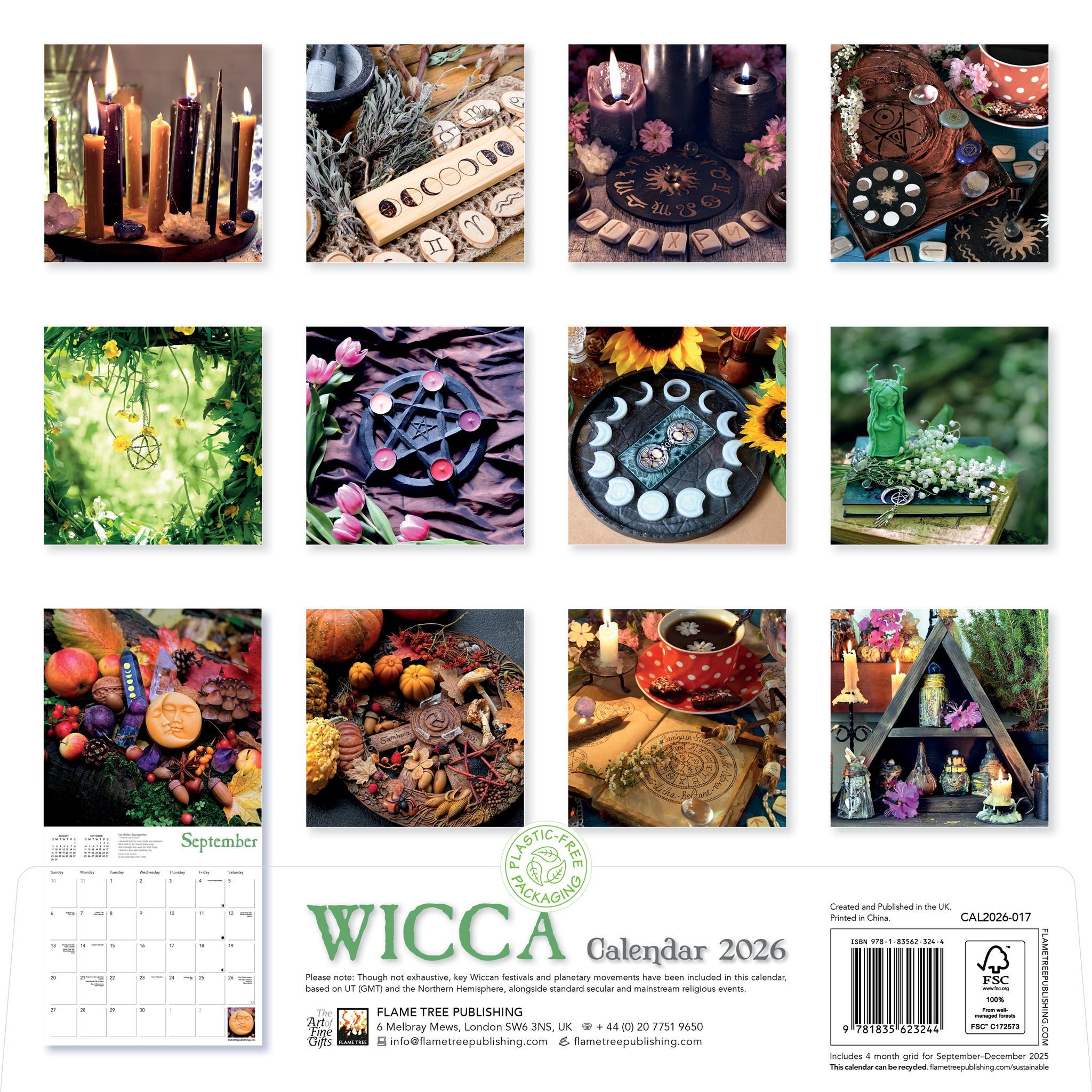 Wicca 2026 Wall Calendar - Online Only