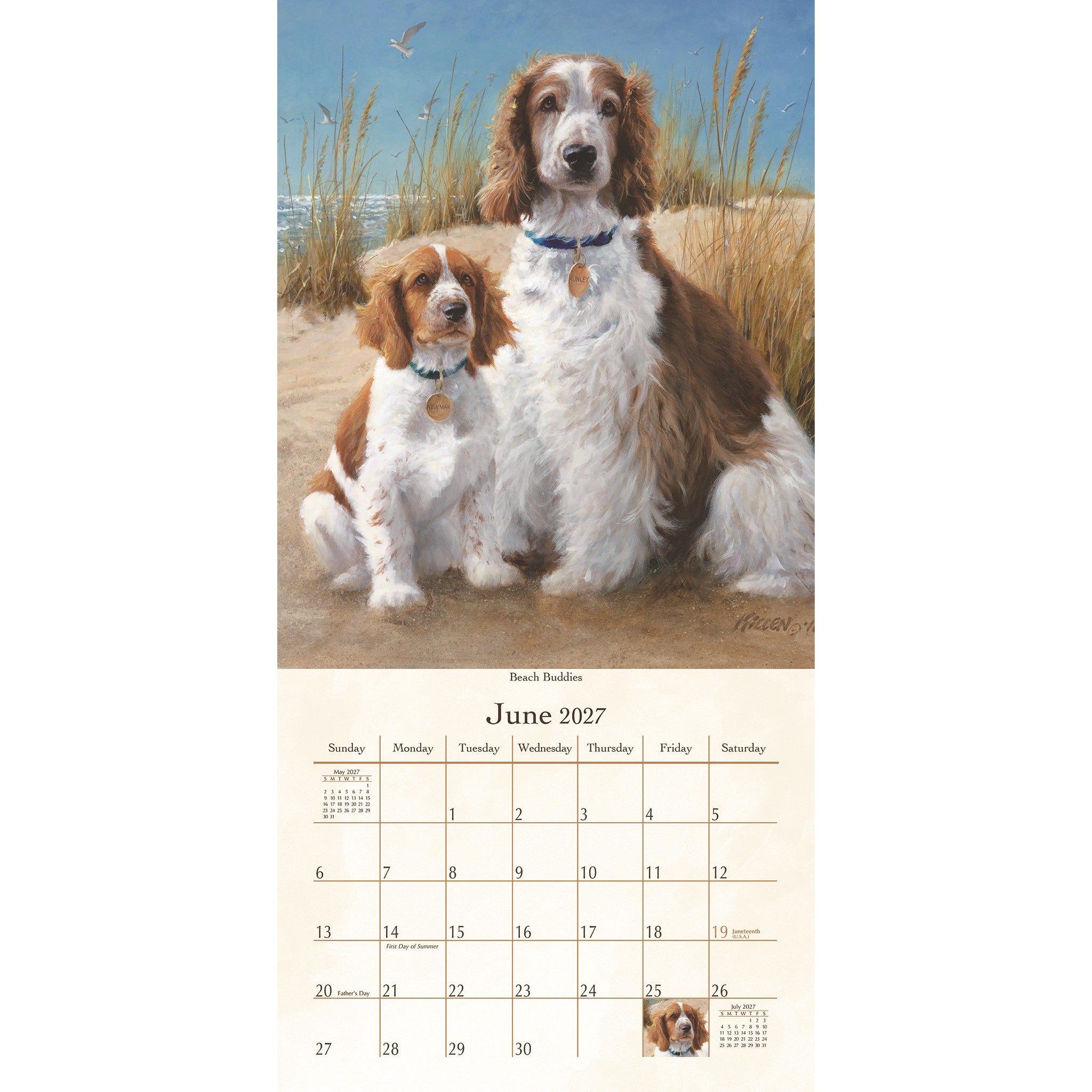 Must Love Dogs 2027 Slim Calendar - Online Only
