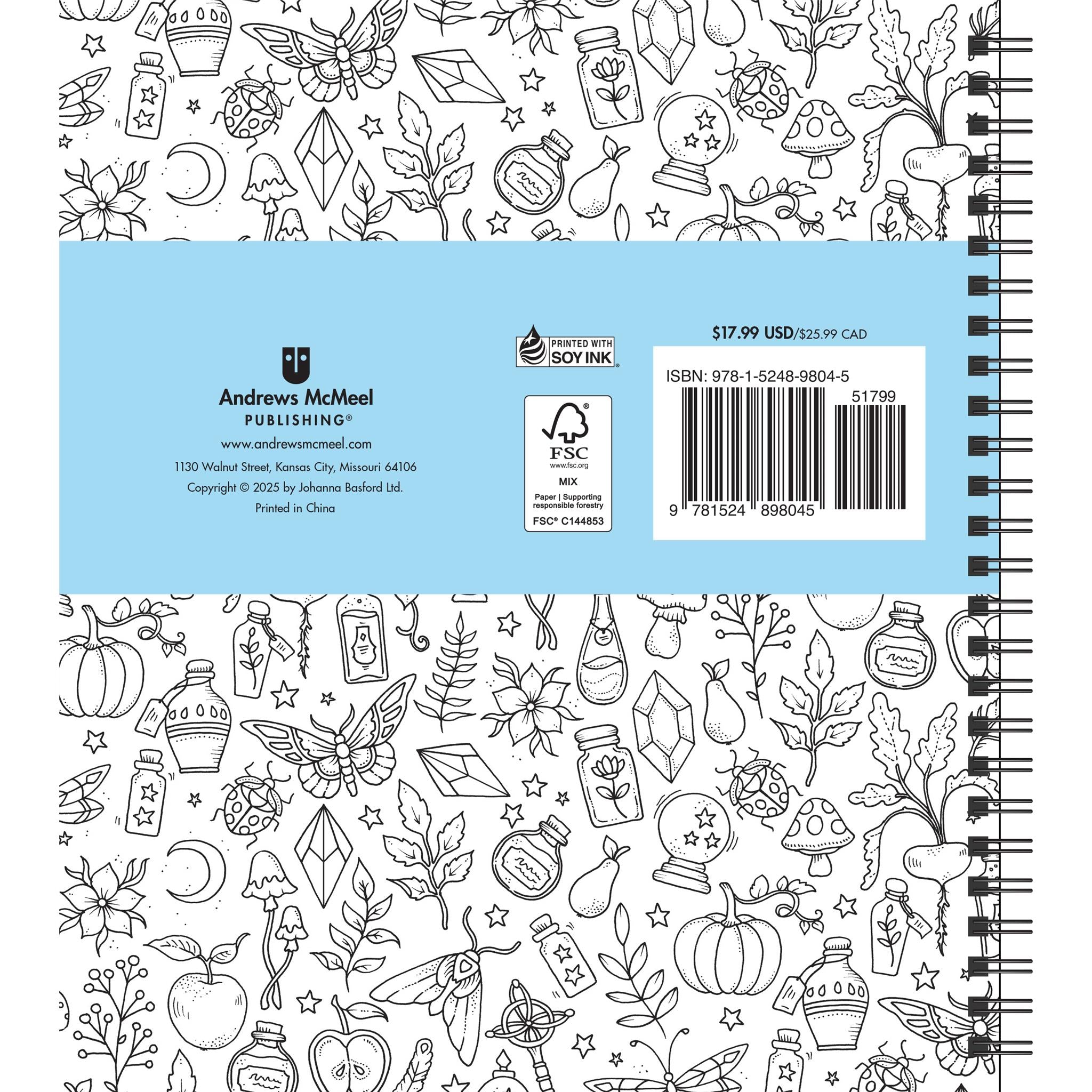 Johanna Basford Coloring 2026 Engagement Calendar