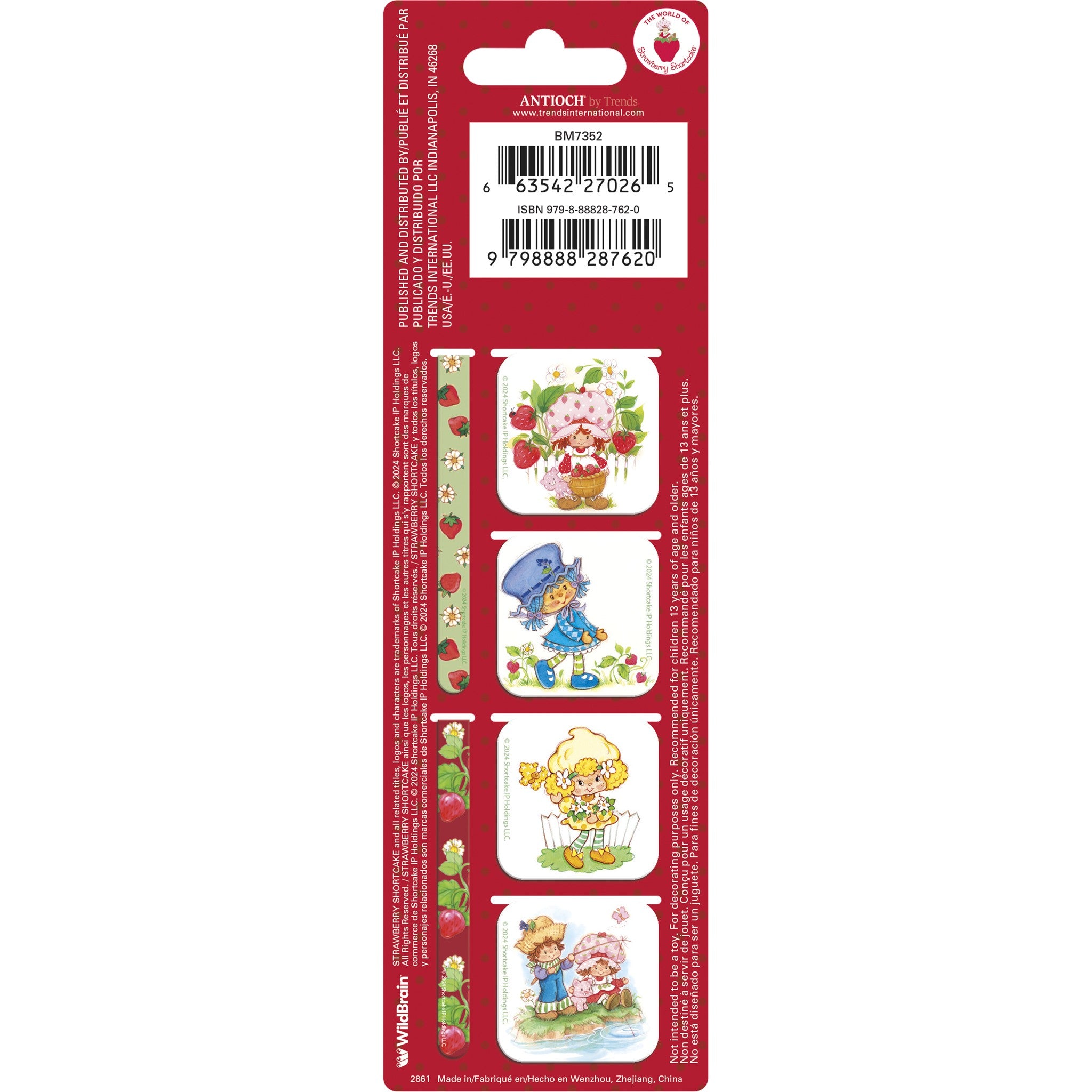 Strawberry Shortcake Page Clips - Online Only