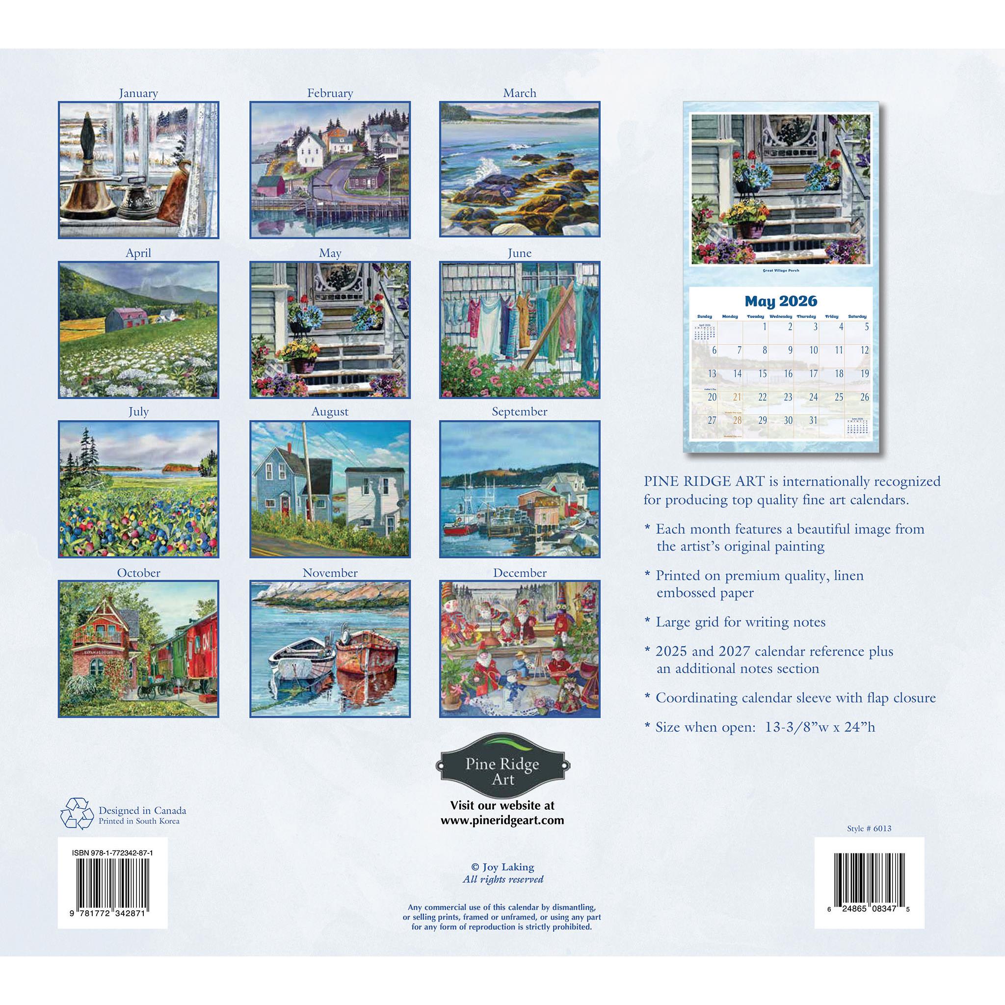 Maritime Moments 2026 Wall Calendar