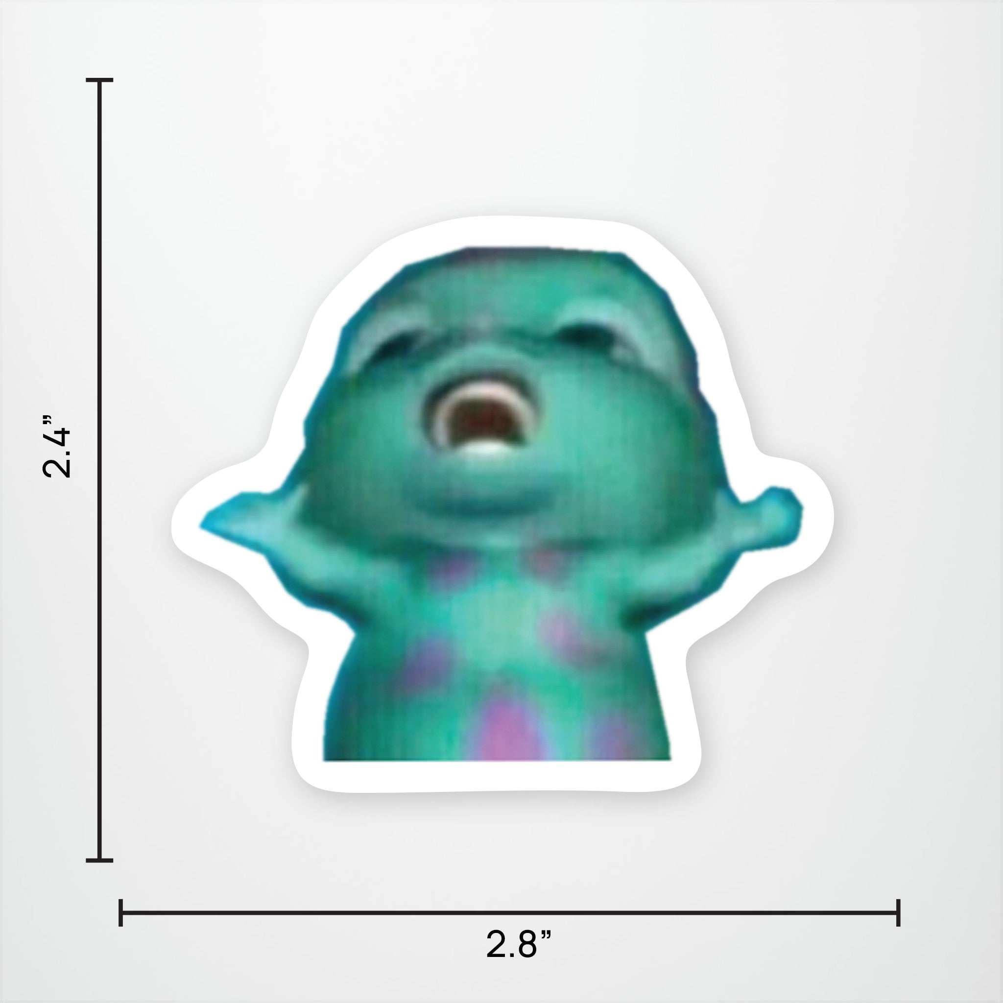 Bibble Meme Vinyl Sticker