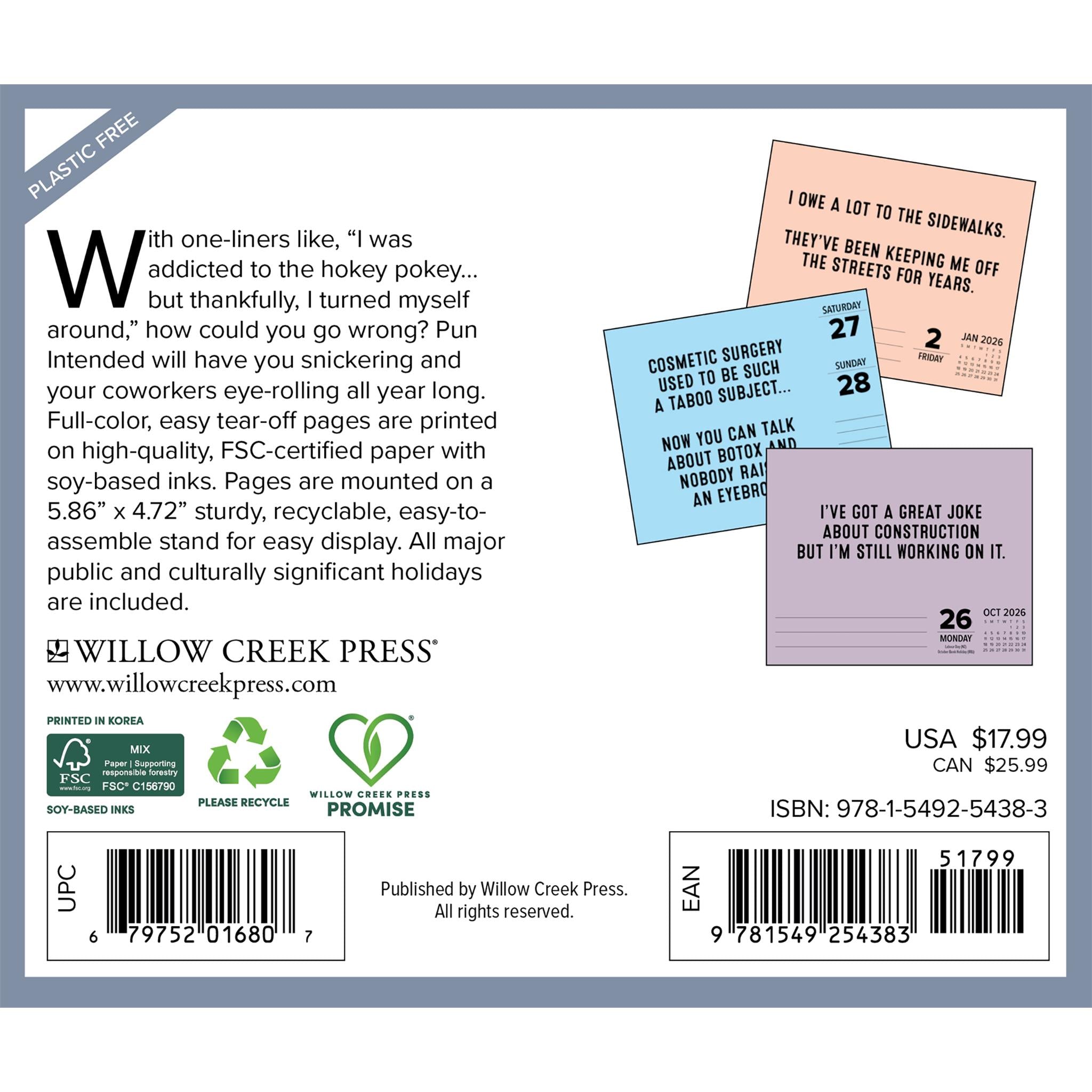 Pun Intended 2026 Box Calendar