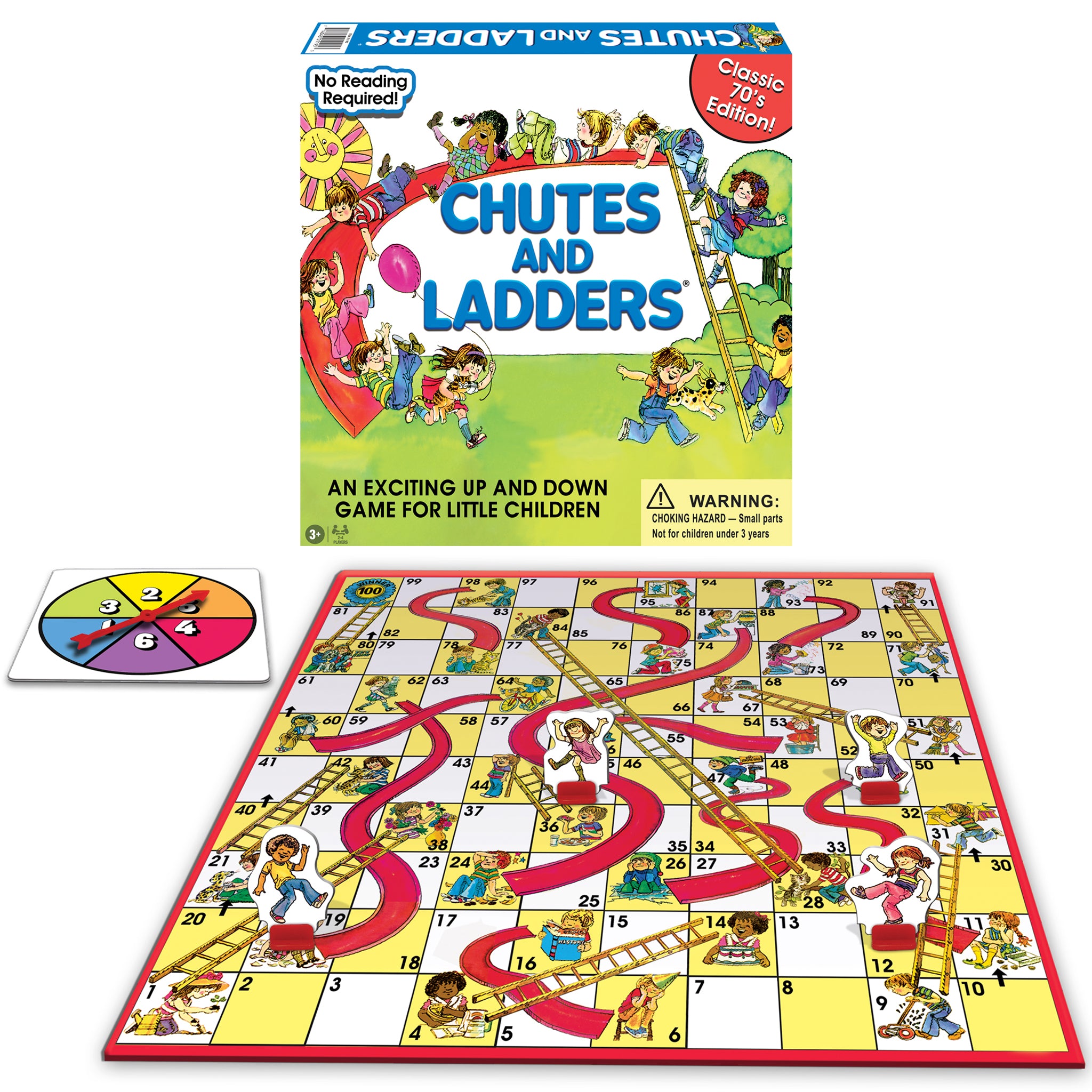 Chutes and Ladders Classic Edition Family Board Game - Calendar Club Canada