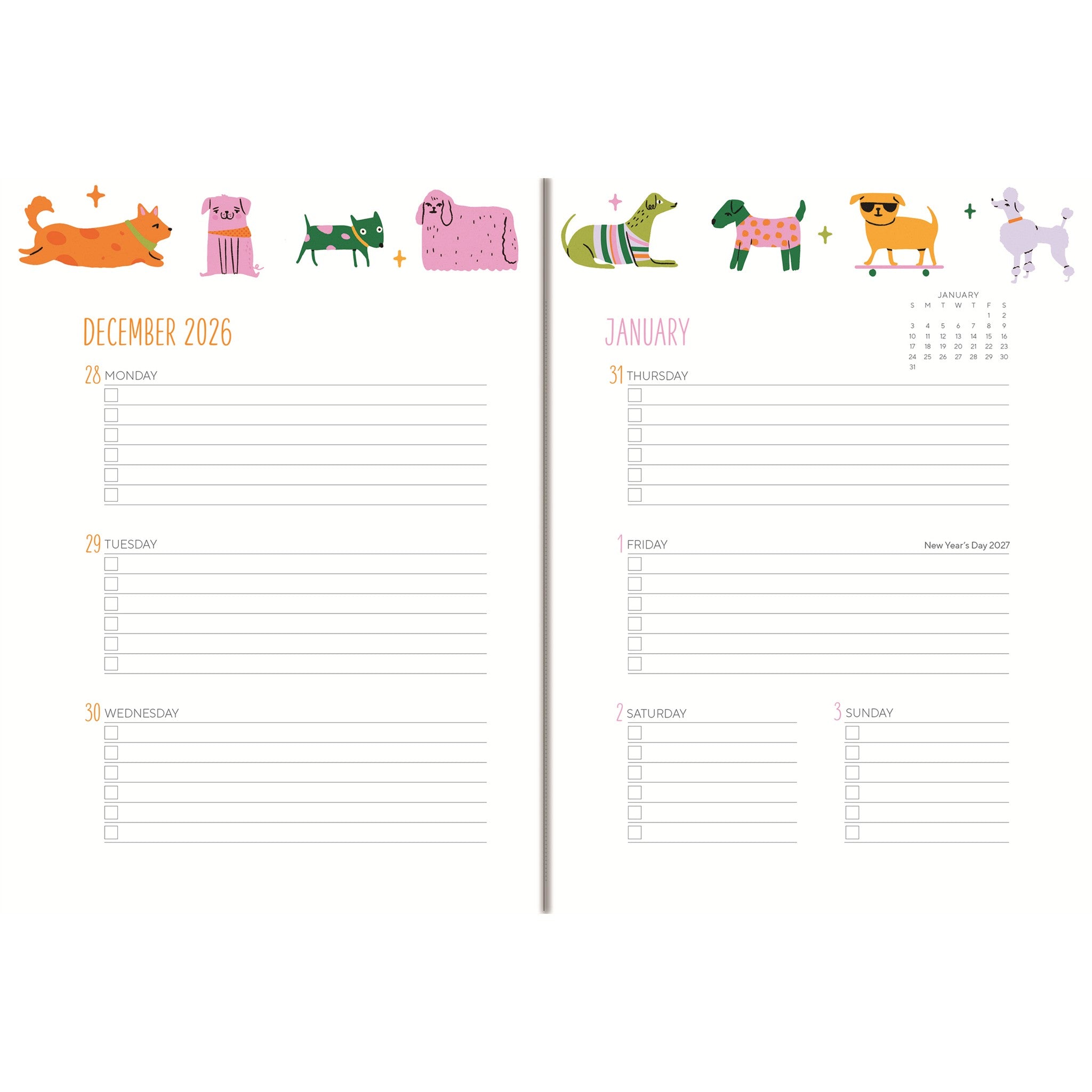 Furry Friends 2027 Engagement Calendar
