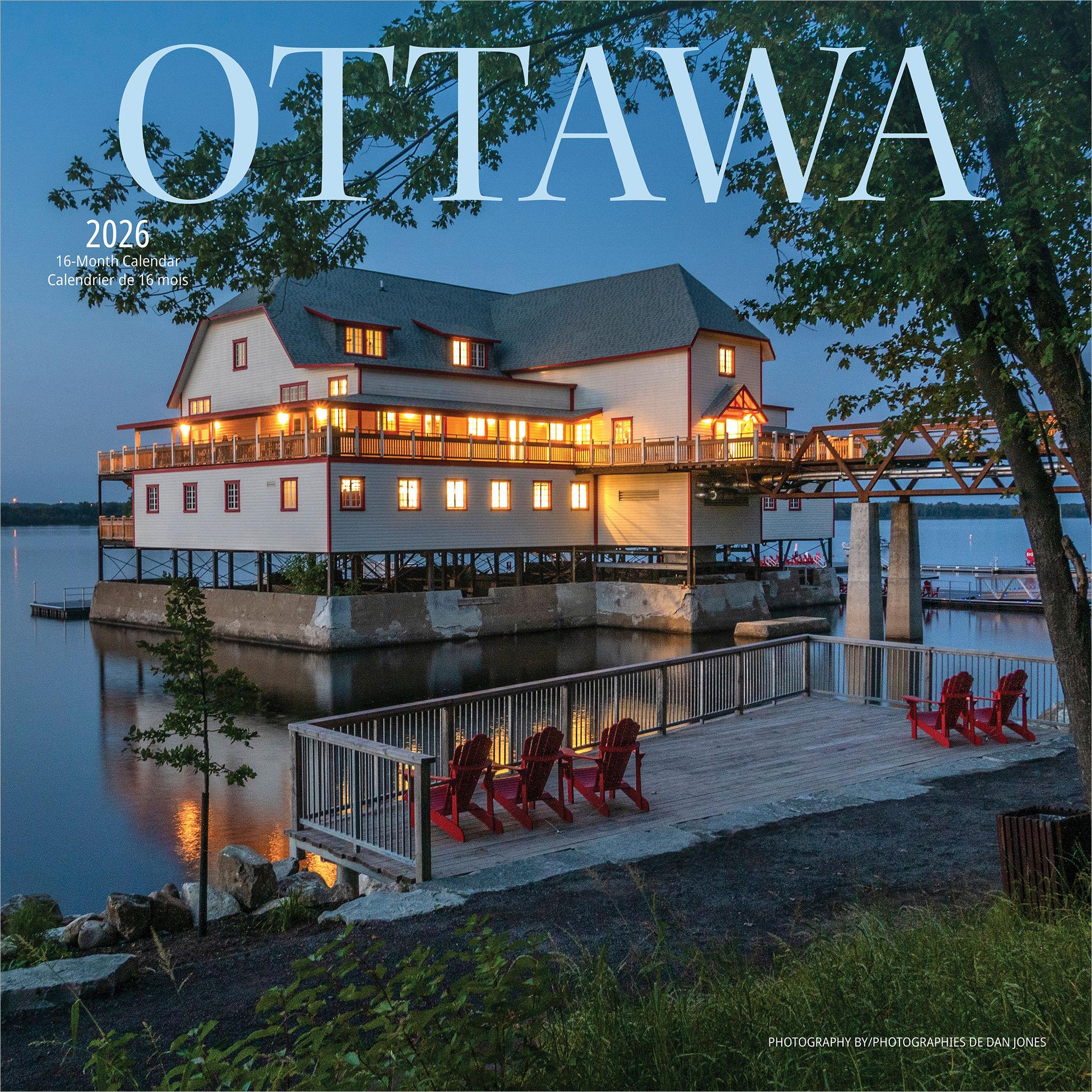 Ottawa 2026 Wall Calendar