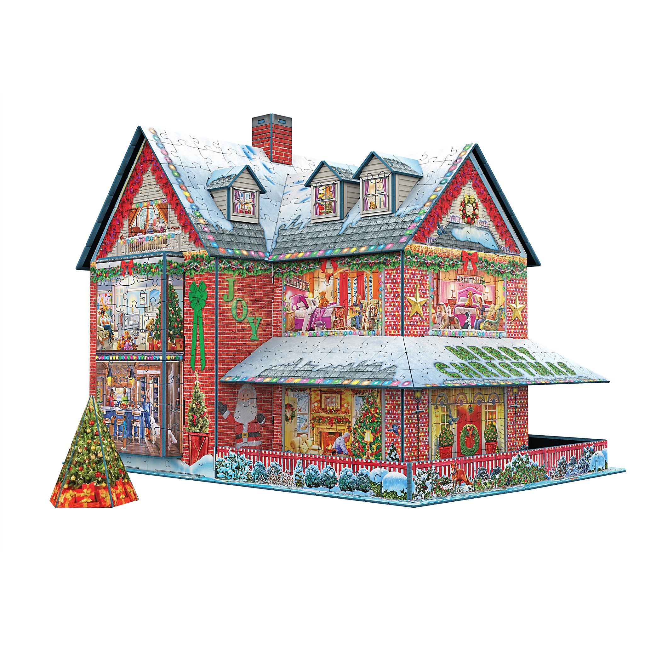 Christmas House 1100 Piece 3D Puzzle