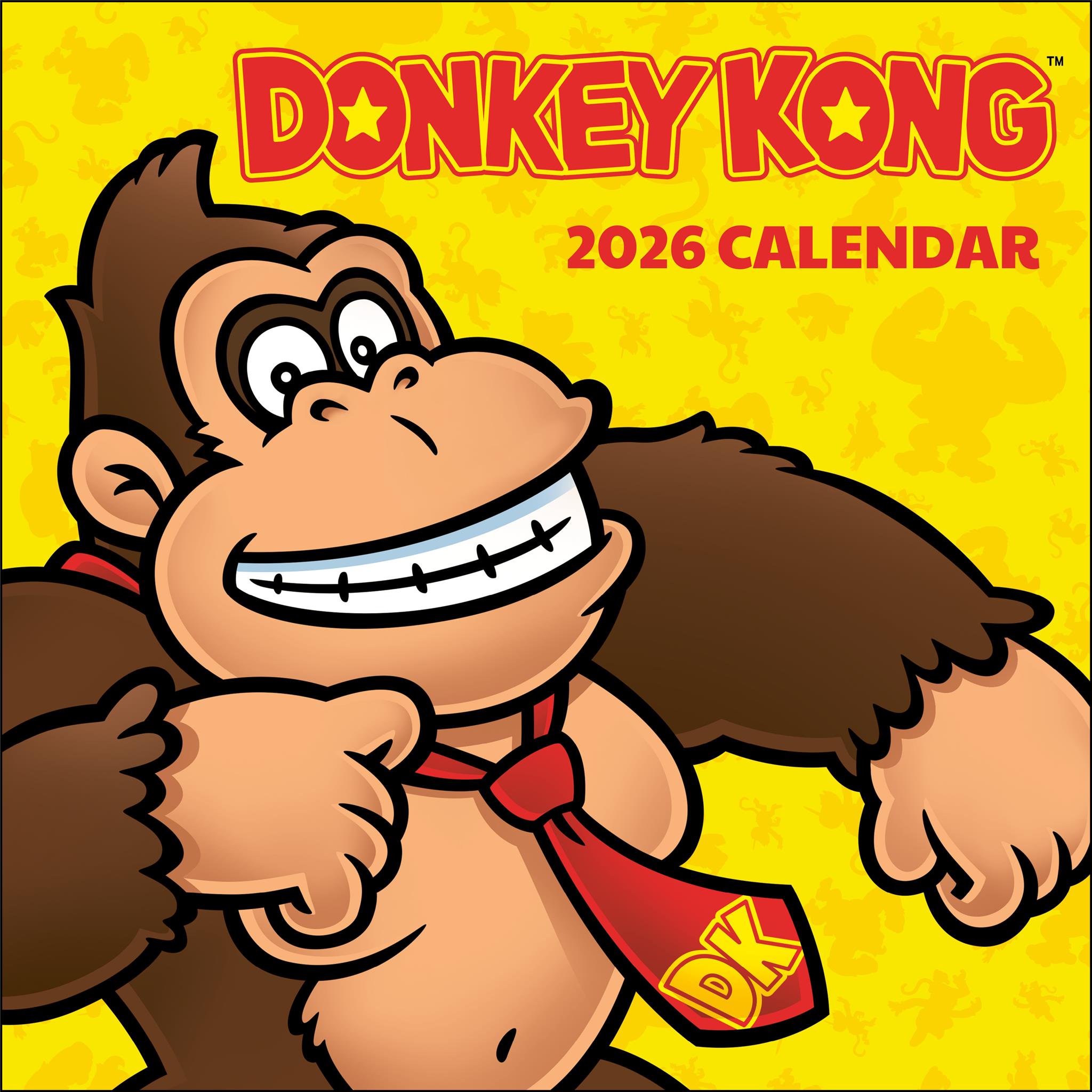 Donkey Kong 2026 Wall Calendar - Online Only