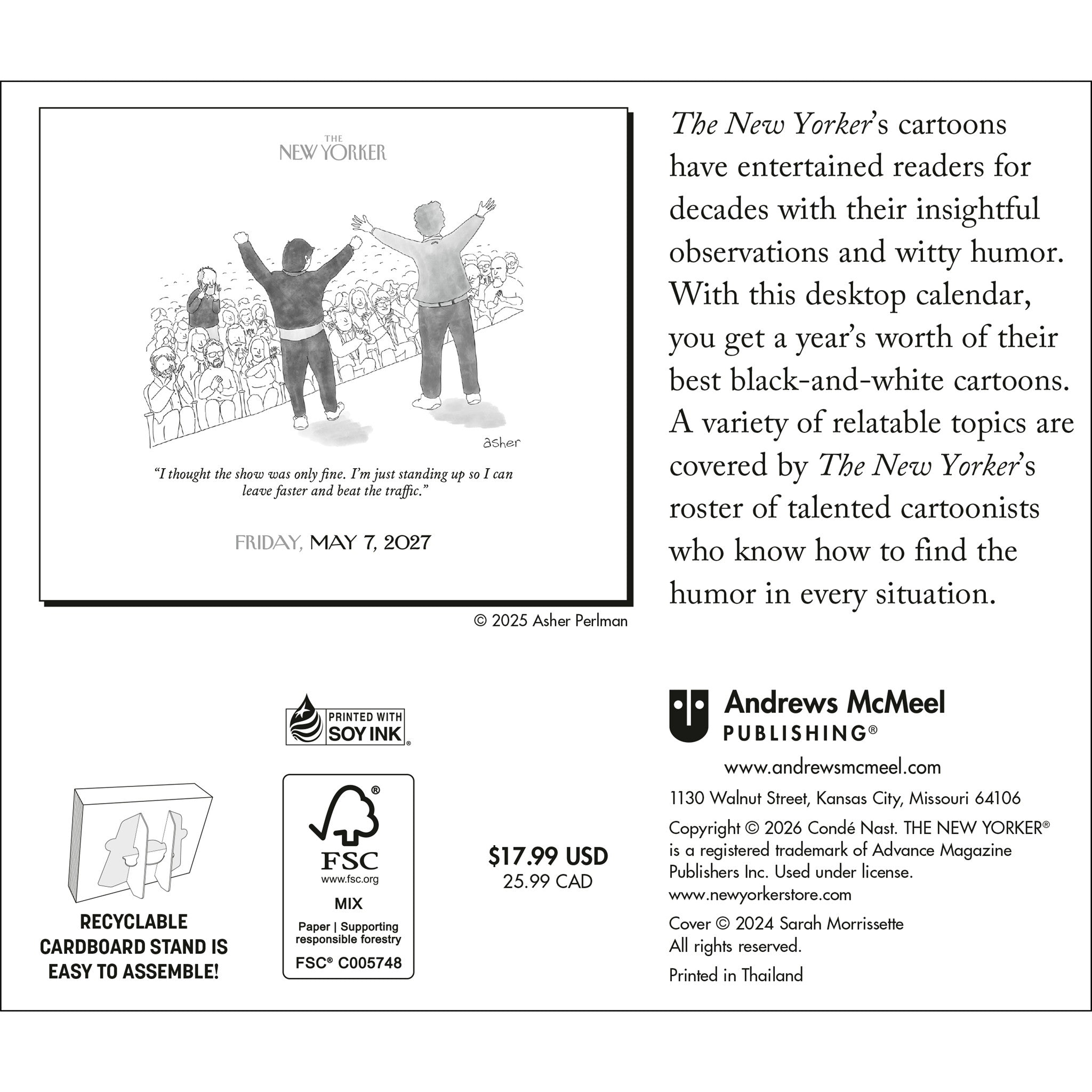 Cartoons from The New Yorker 2027 Box Calendar