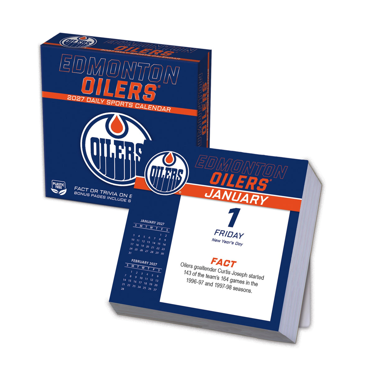 NHL Edmonton Oilers 2027 Box Calendar