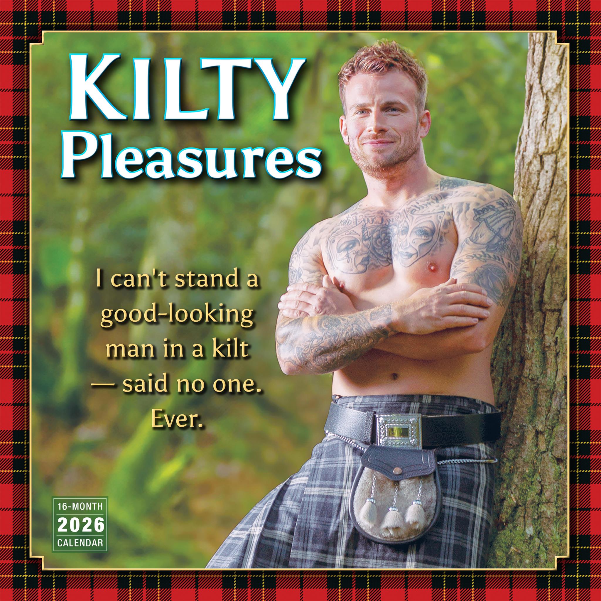 Kilty Pleasures 2026 Wall Calendar