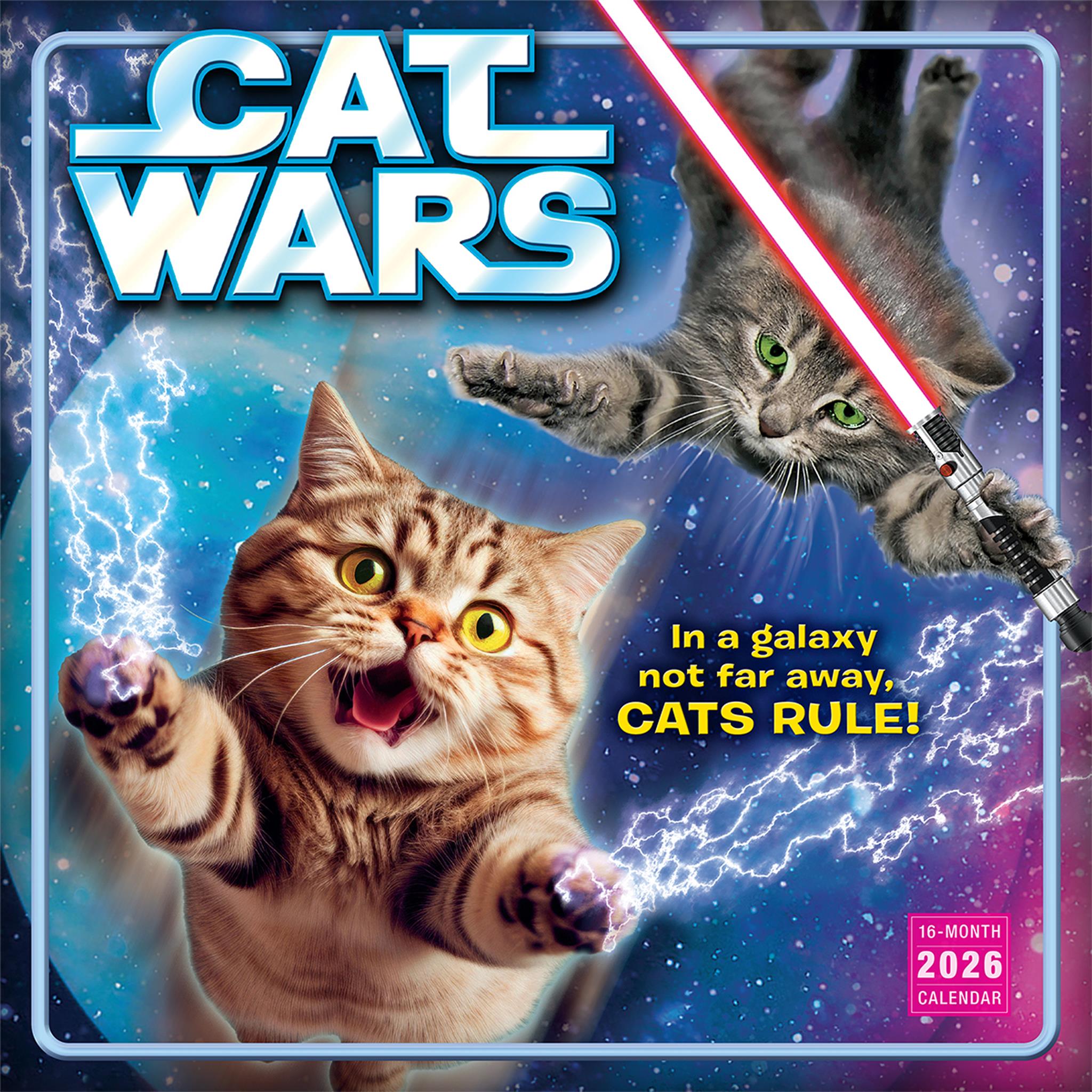 Cat Wars 2026 Wall Calendar