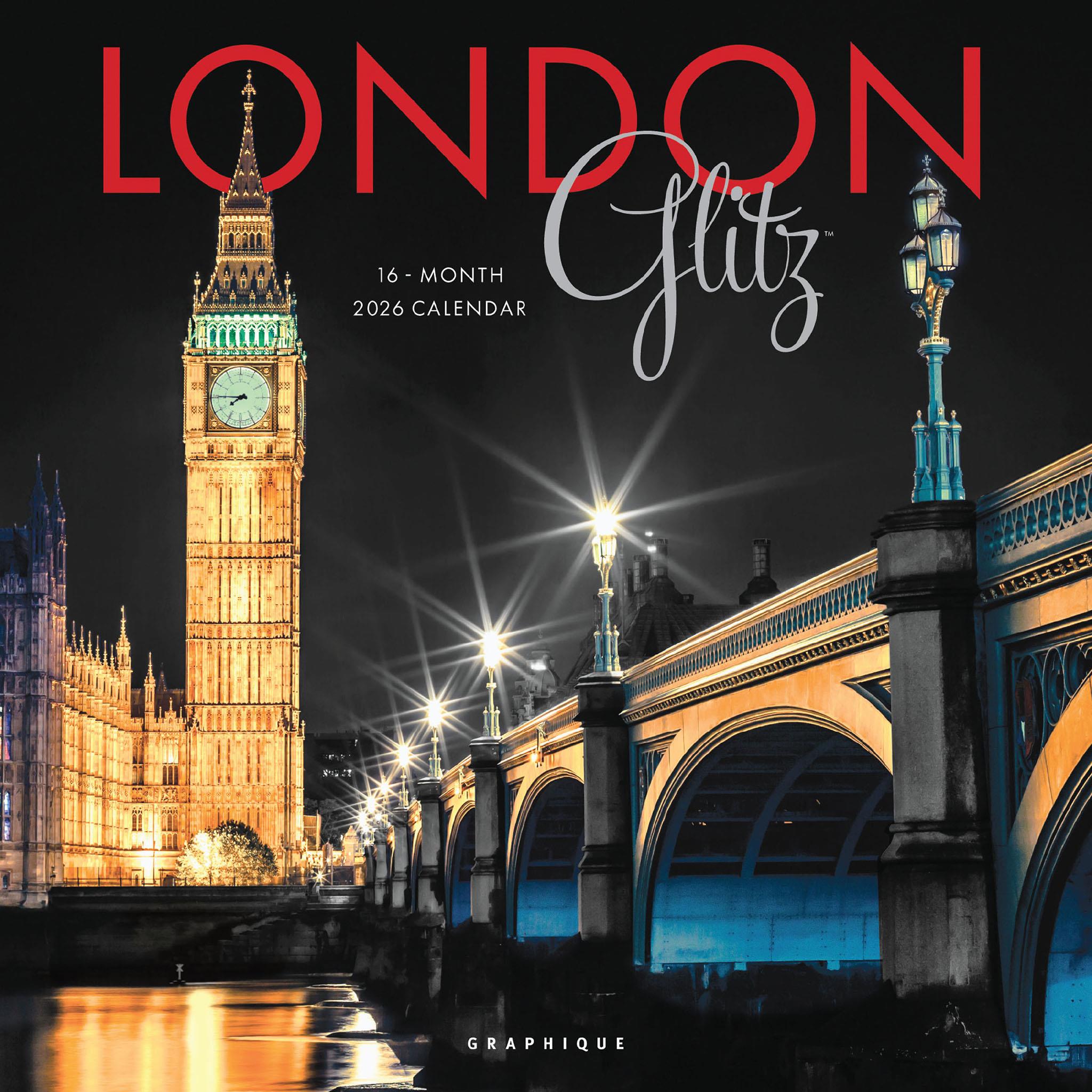 London Glitz 2026 Mini Calendar