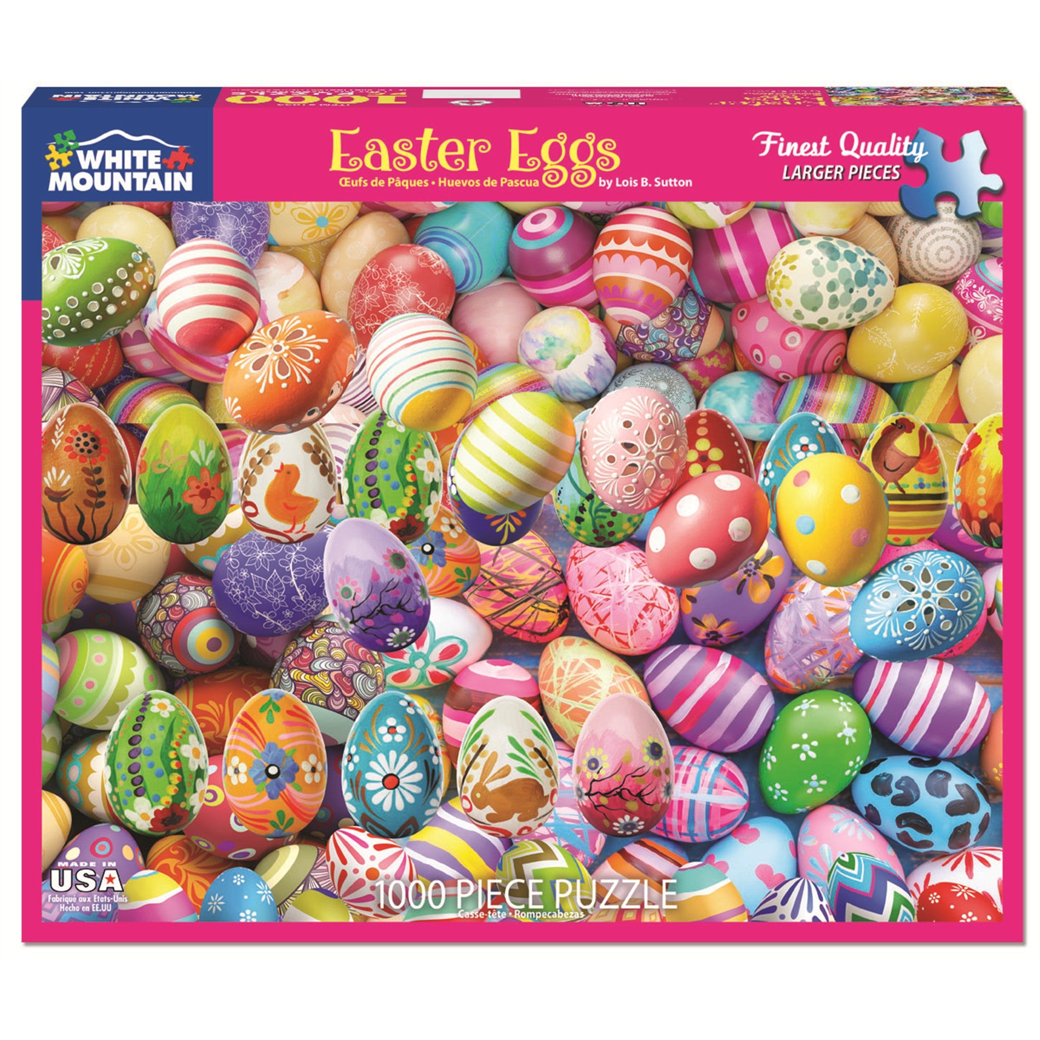 Easter Eggs 1000 Piece Puzzle - Online Only