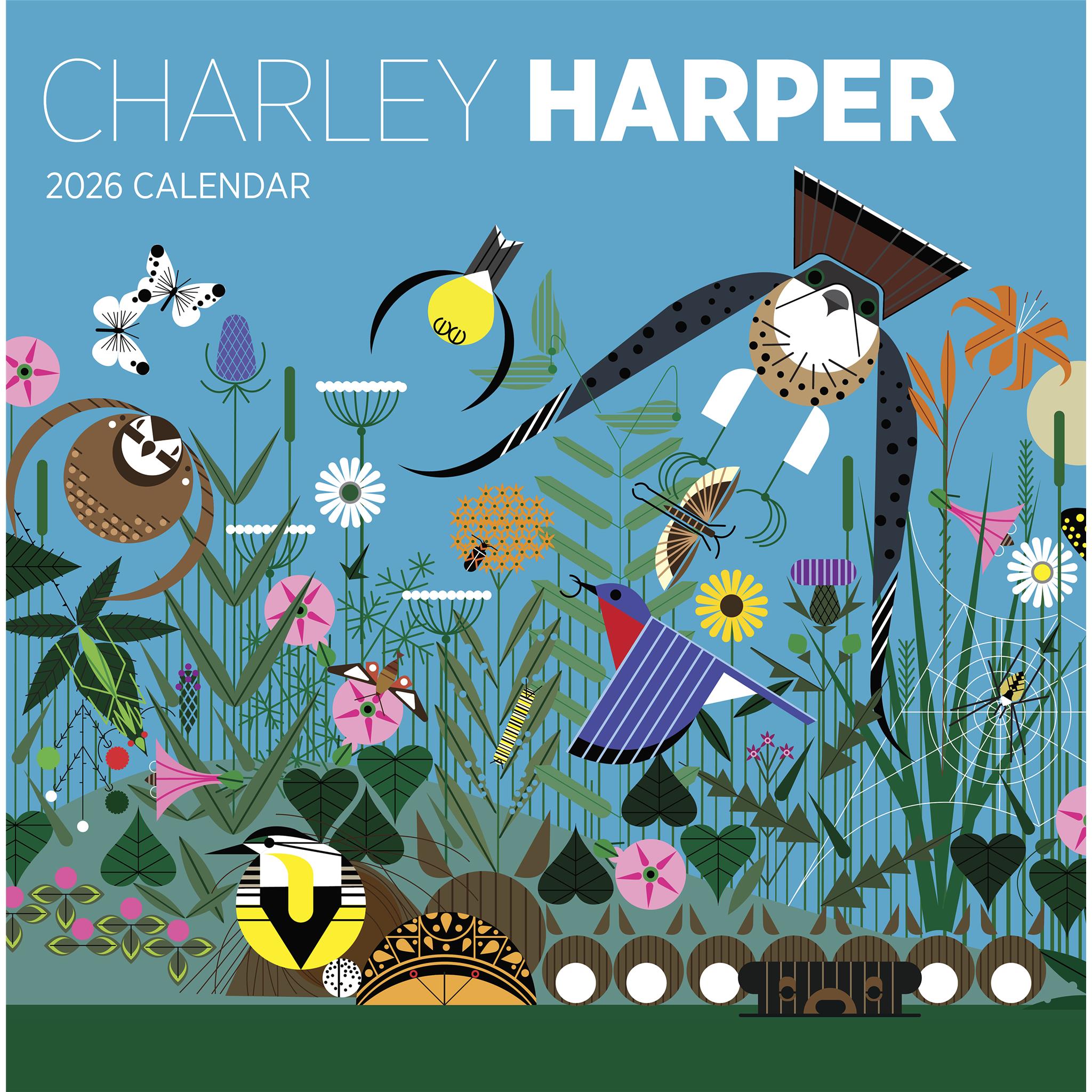 Charley Harper 2026 Wall Calendar