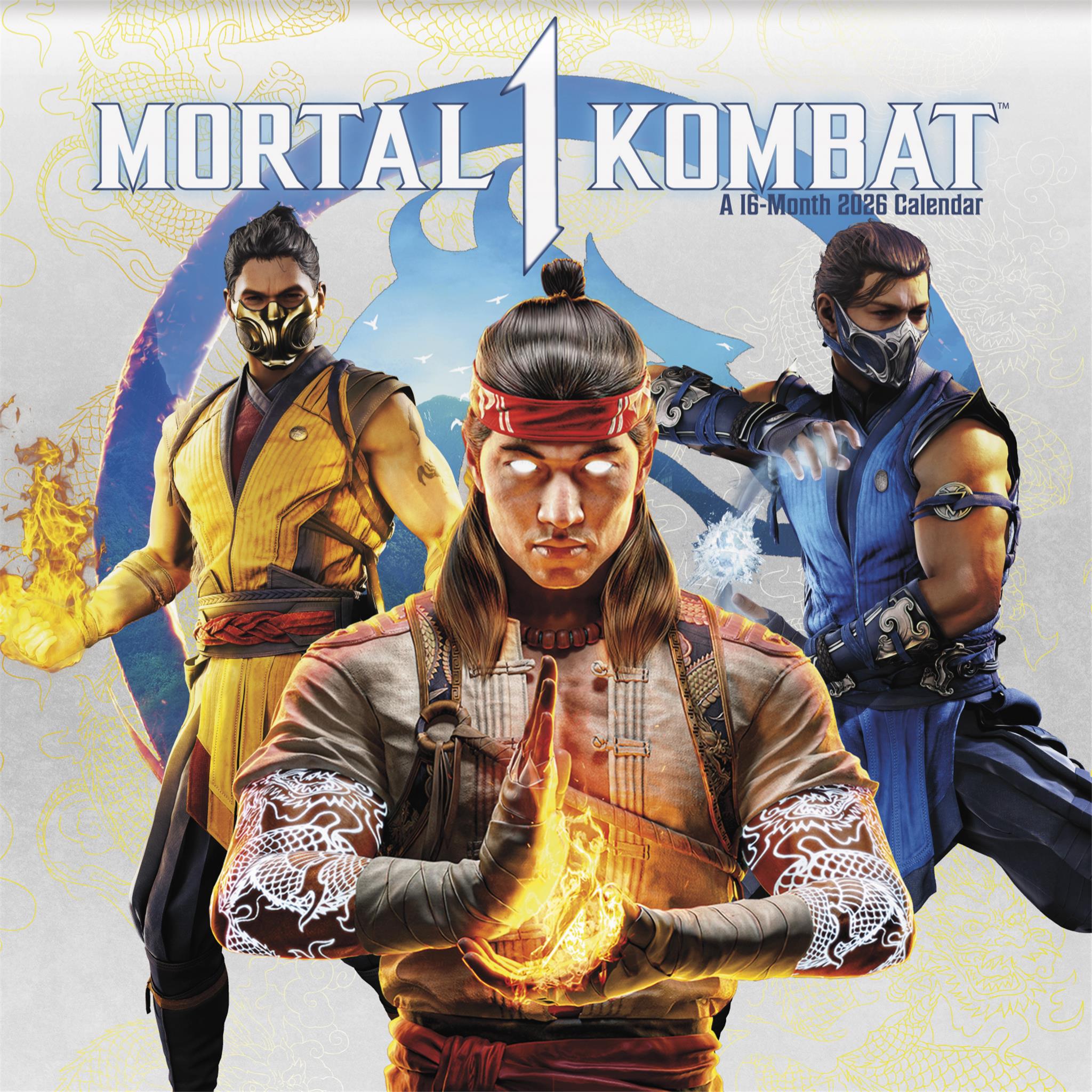 Mortal Kombat 2026 Wall Calendar - Online Only