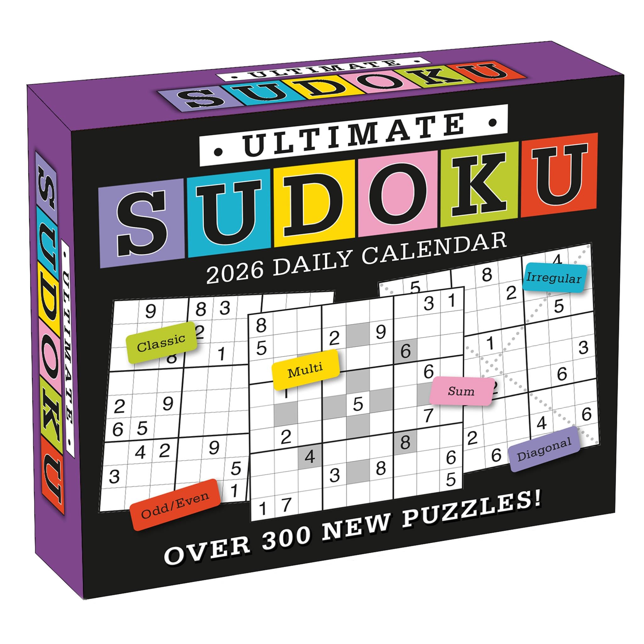 Sudoku Ultimate 2026 Box Calendar