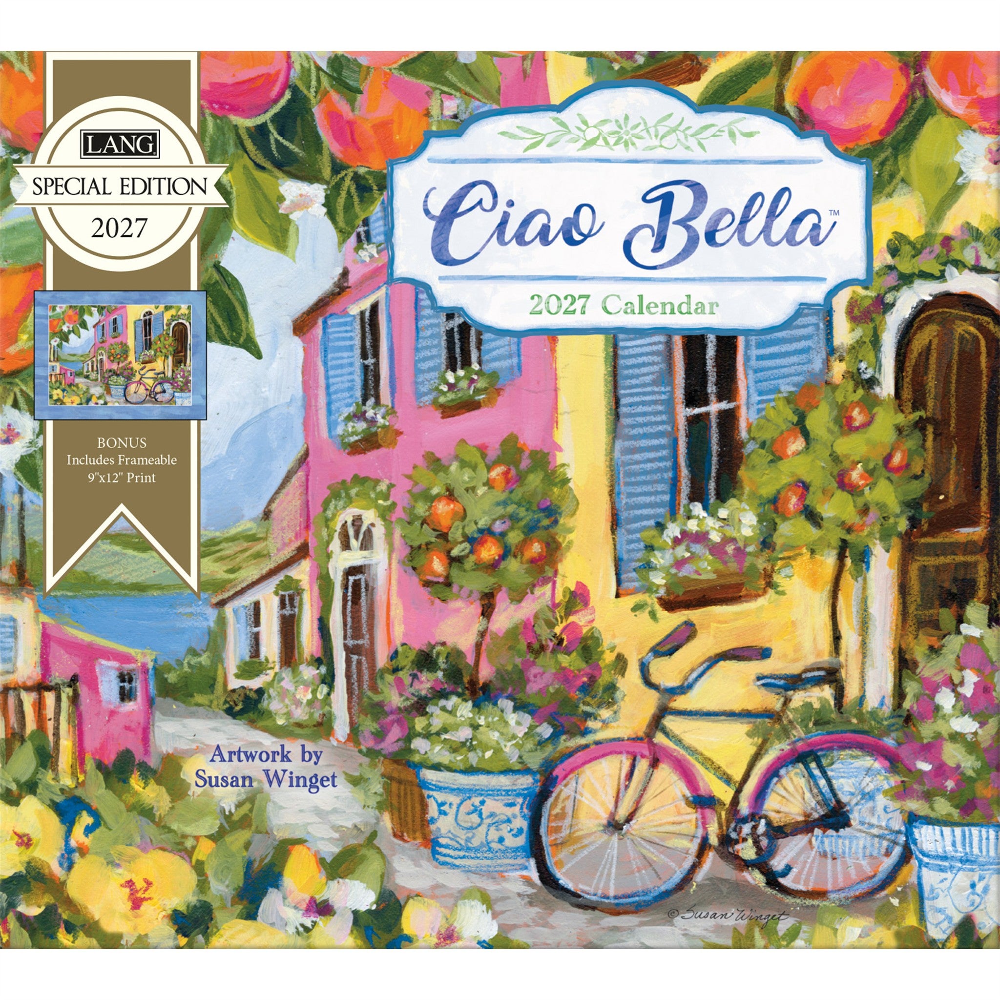 Ciao Bella Special Edition with Print 2027 Wall Calendar