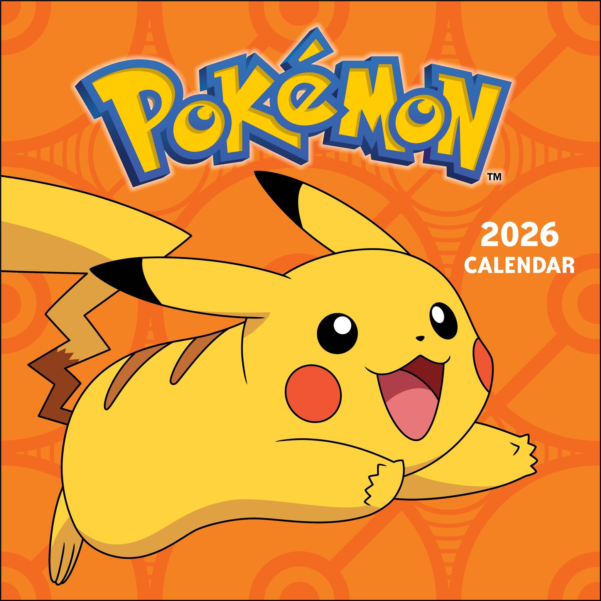Pokémon 2026 Wall Calendar - Calendar Club Canada
