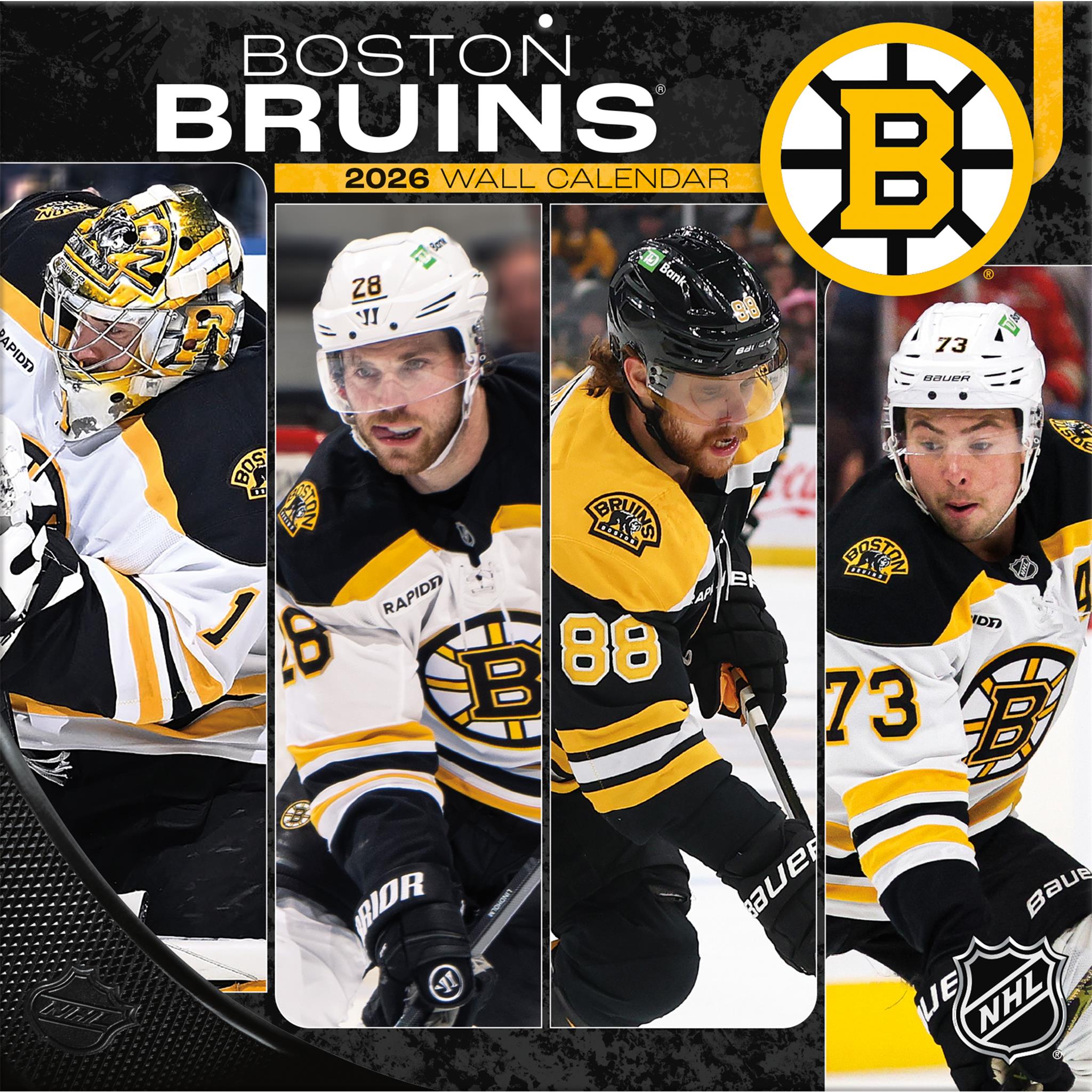 NHL Boston Bruins 2026 Wall Calendar